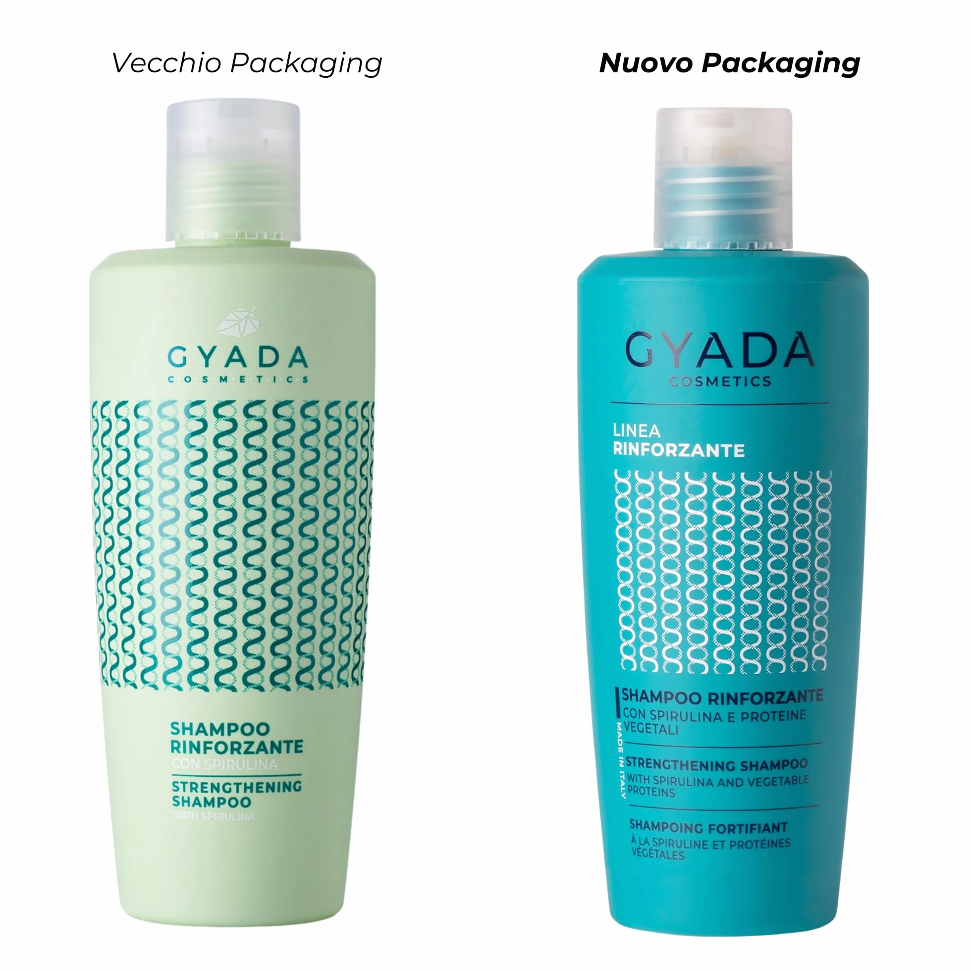 GYADA COSMETICS Shampooing fortifiant à la spiruline cheveux cassants clairsemés 250 ml