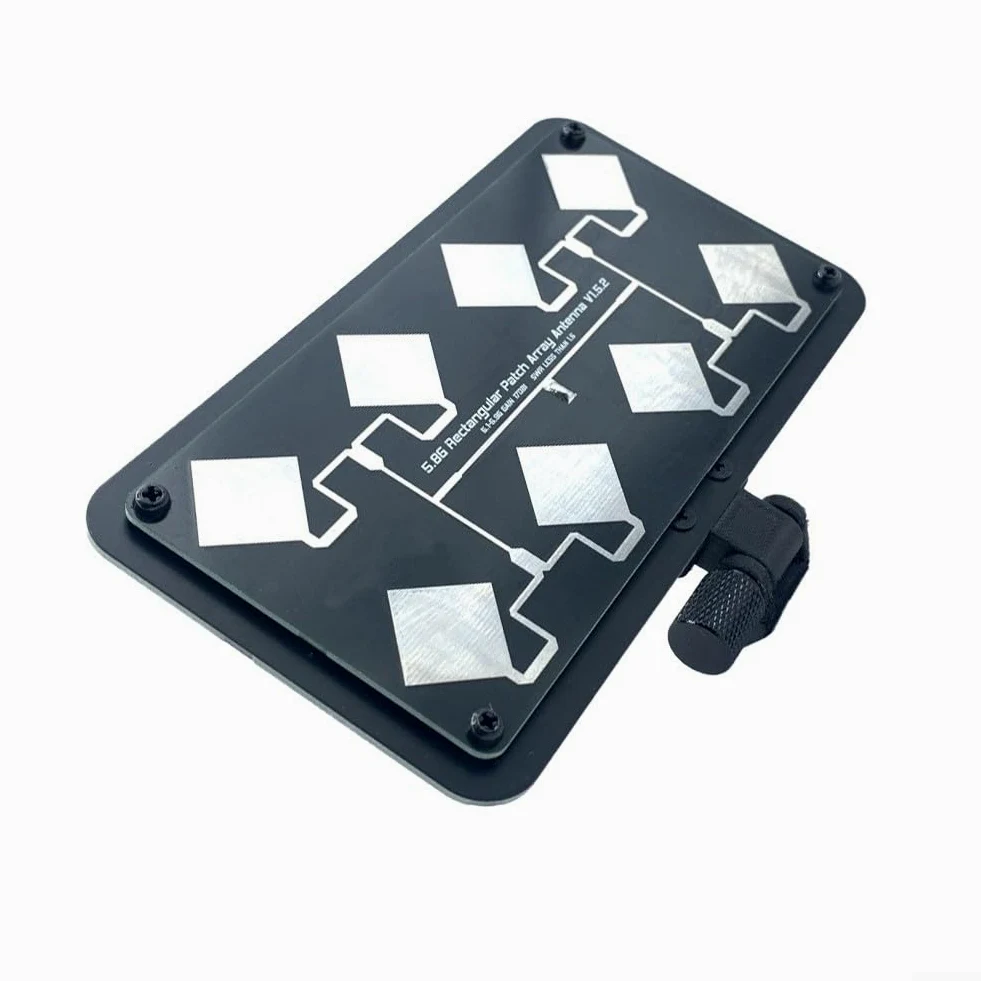 HT1727 Panneau plat 5,8 GHz 17DBi pour Sma pour Fpv HT1727 5,8 GHz | Antenne directionnelle pour drones longue distance Pont WiFi Noir Accessoires