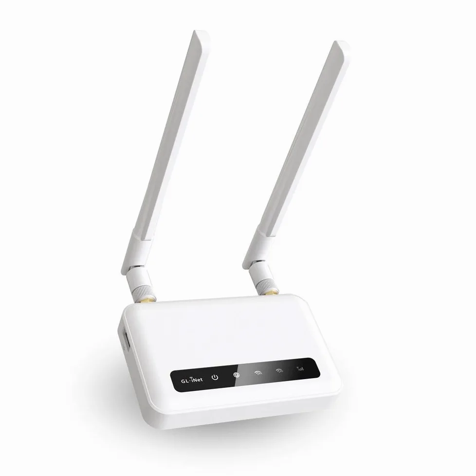 GL.iNet GL-X750 (Spitz) Version 2, 4G LTE OpenWrt VPN Router, 128GB Max MicroSD, EP06-E Module Installed, AC750 Dual-Band Wi-FI, IoT Gateway, VPN Client and Server