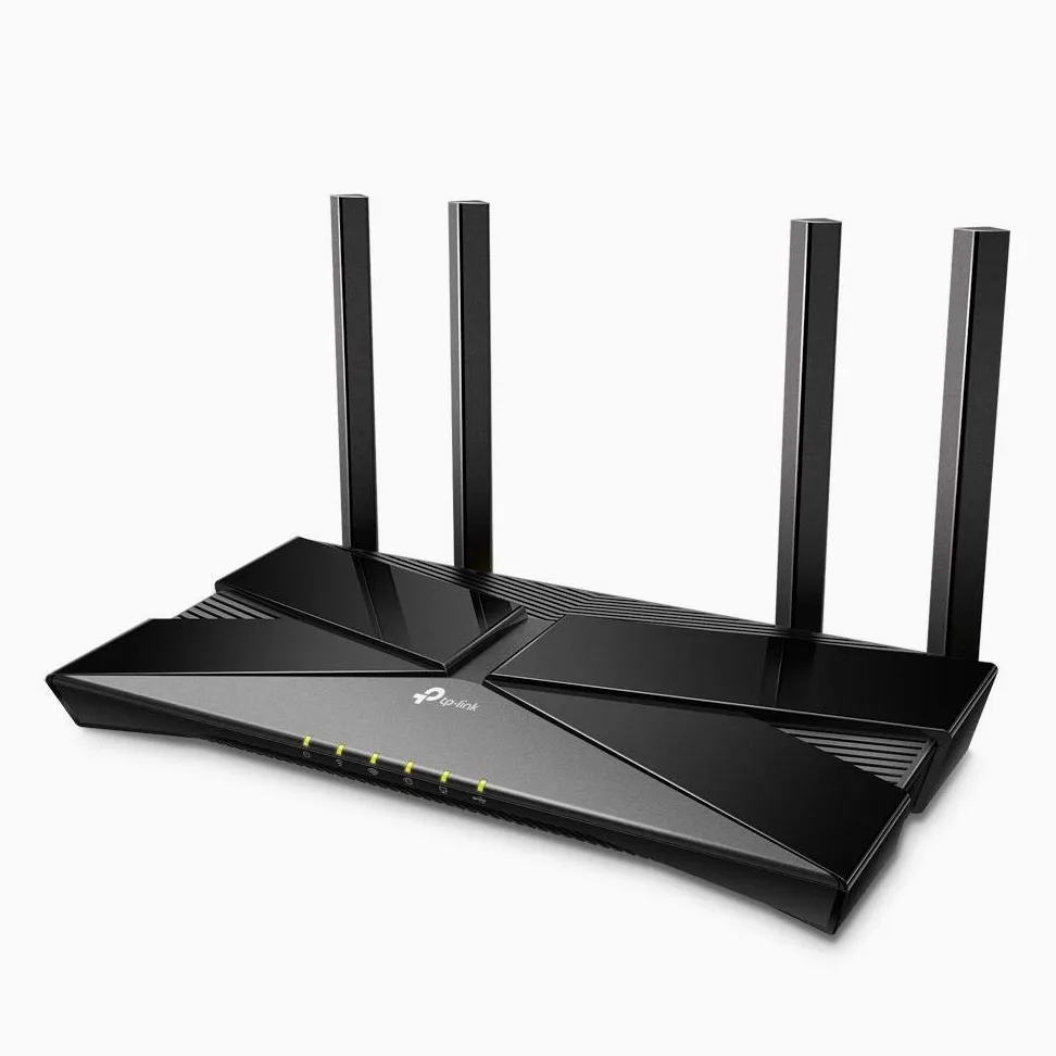 TP-Link Routeur WiFi 6 Archer AX20, Routeur WiFi bi-Bande AX 1800 Mbps, 4 Ports LAN gigabits, 1 Port WAN Gigabit, Port USB 2.0, 4 Antennes à Haute Performance, Contrôle Parental, Configuration Facile