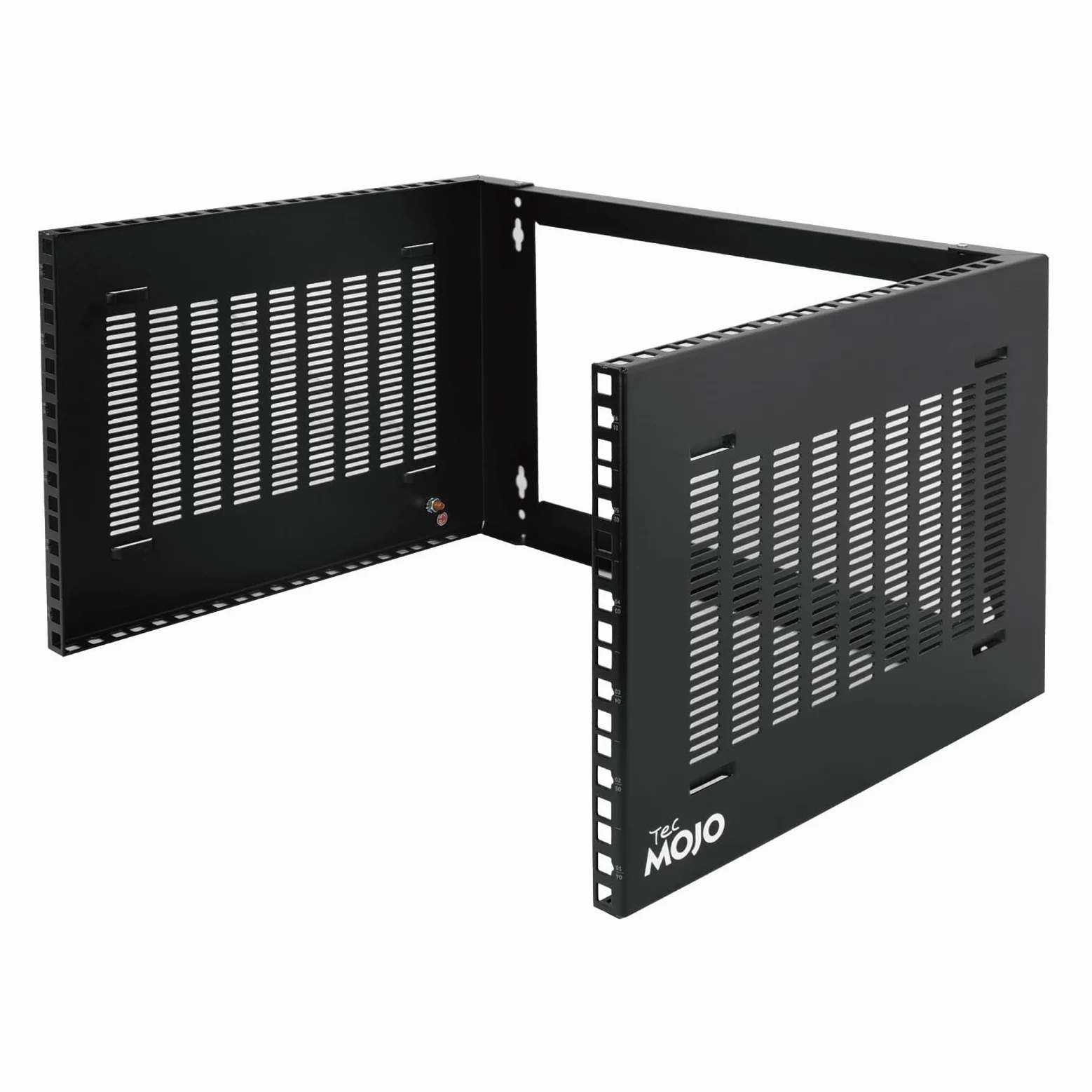 Tecmojo 19 Pouces 6U Armoire Réseau Murale, Profondeur 350mm, Support pour Panneau de Brassage, pour Équipements Informatiques Plats 19", Capacité de Charge 50kg, Noir