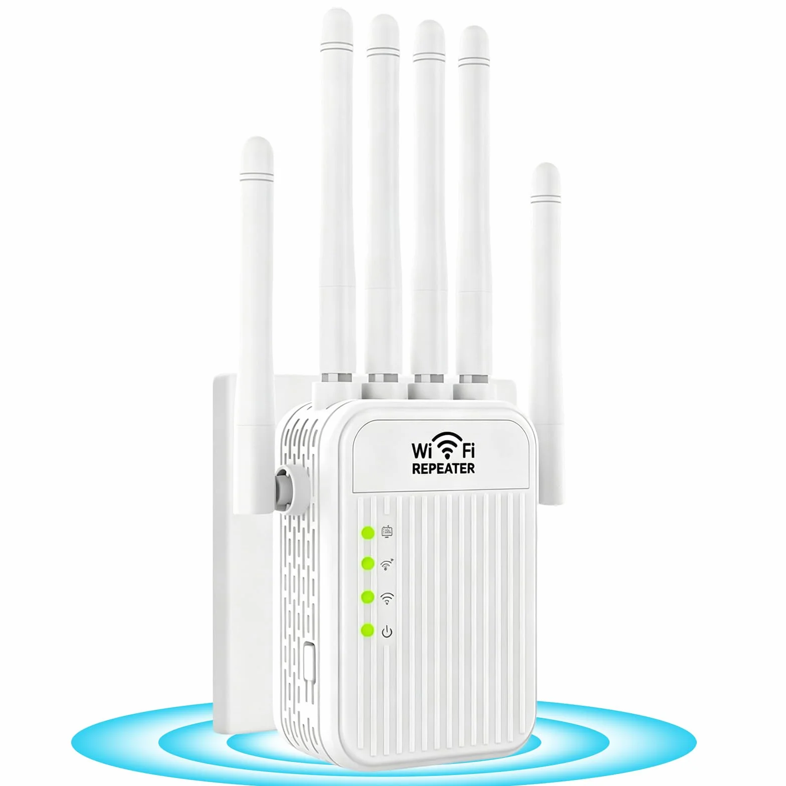 Répéteur WiFi 5G 2.4G Amplificateur de Signal 6 Antennes 1000 m² 2 Ports RJ45 LAN Mode Répéteur Routeur AP