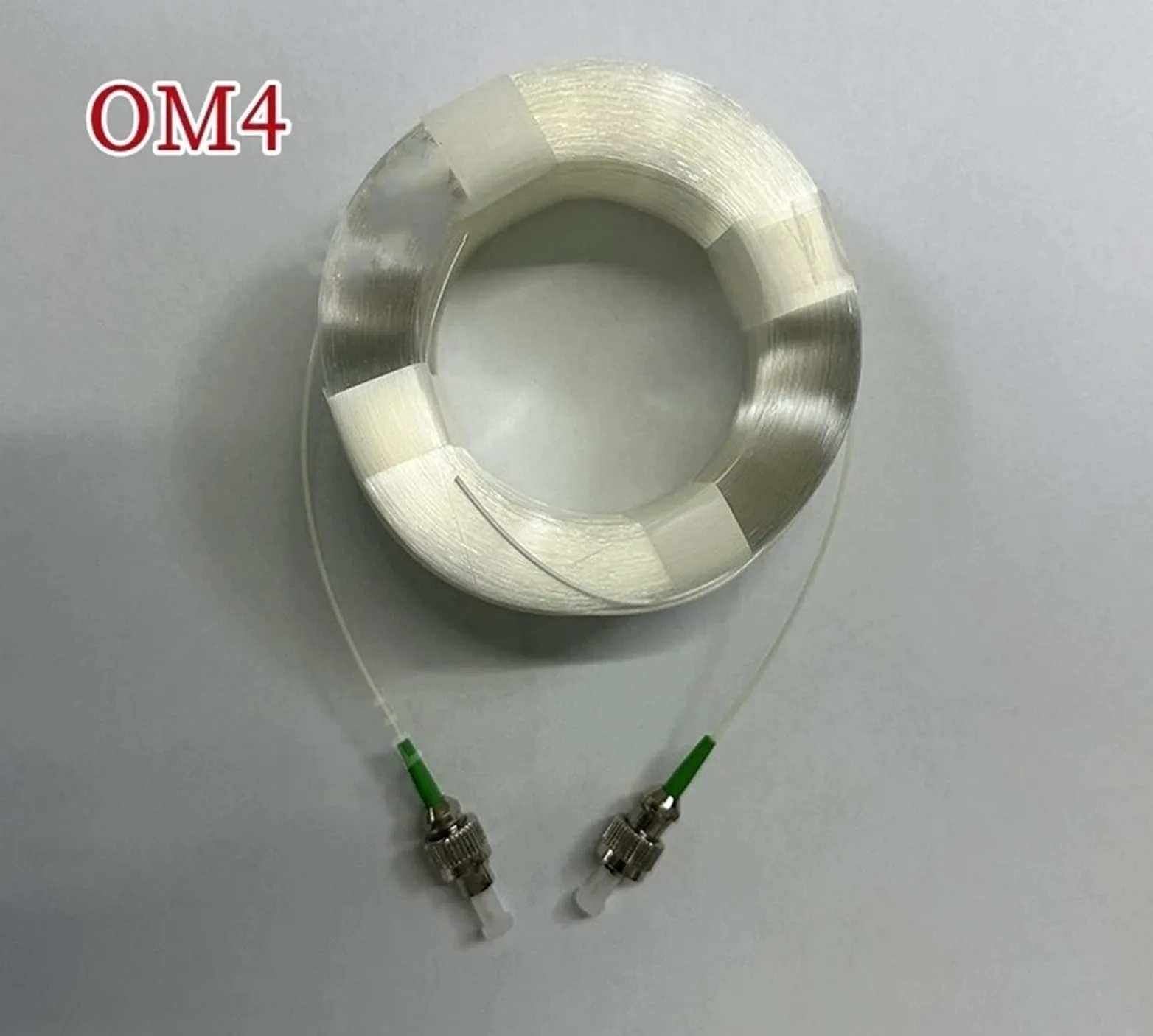 Fibre Nue multimode OM4 FCA 100 m 5 km avec connecteur for Plateau d'extension de Test de Disque de Fibre, Faux Cavalier Optique SCA LC 1 km(100m OM4 LC-LC)