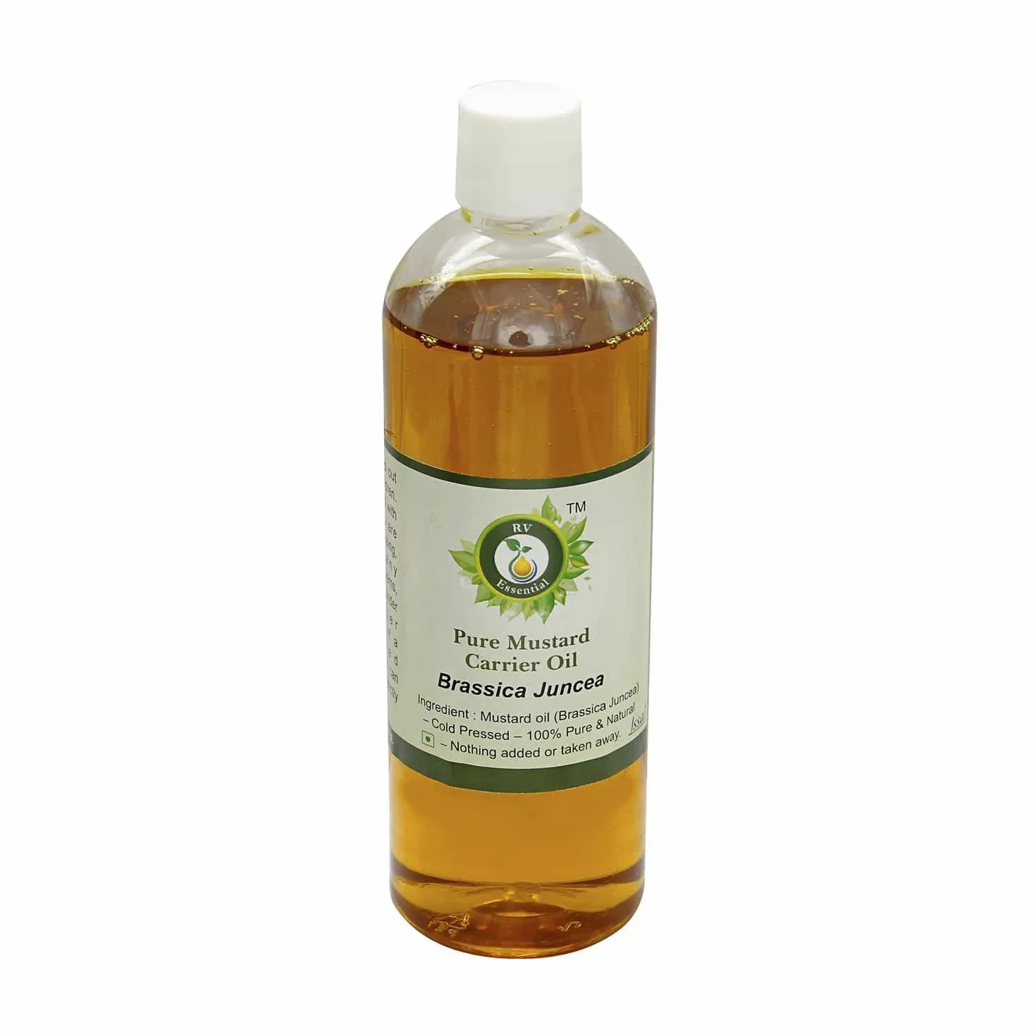 Huile de Moutarde 100% Naturelle Pressée à Froid 100ml R V Essential