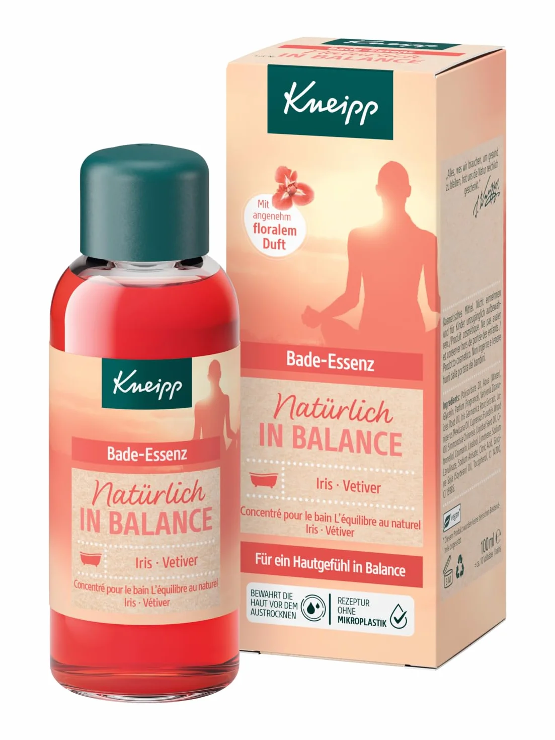 Kneipp Rhodiola Rosea Essence de bain naturelle 100 ml