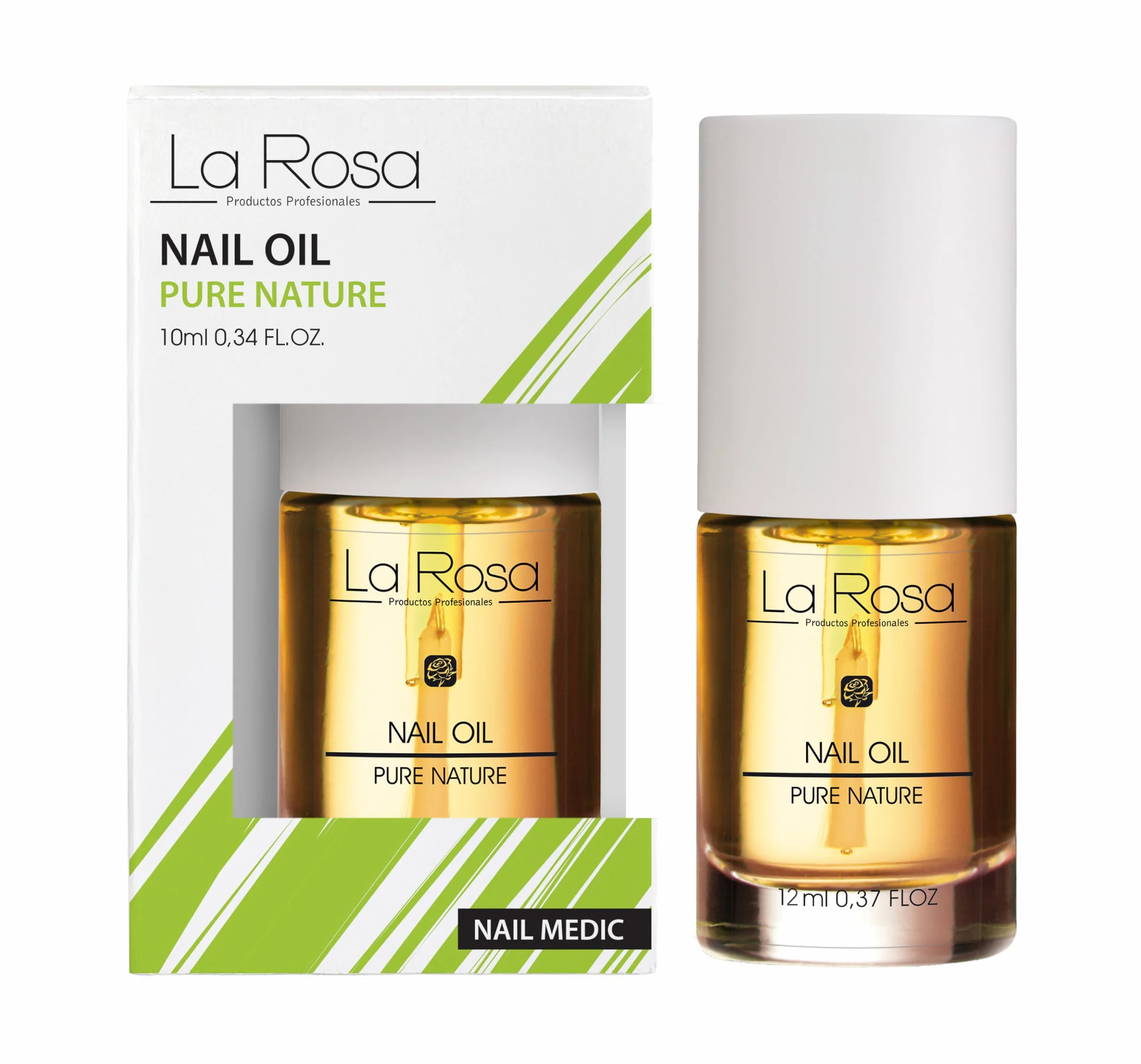 LaRosa Huile pour Cuticules Amande Douce Argan Jojoba Vitamine E Extrait de Fleur de Lotus 10 ml