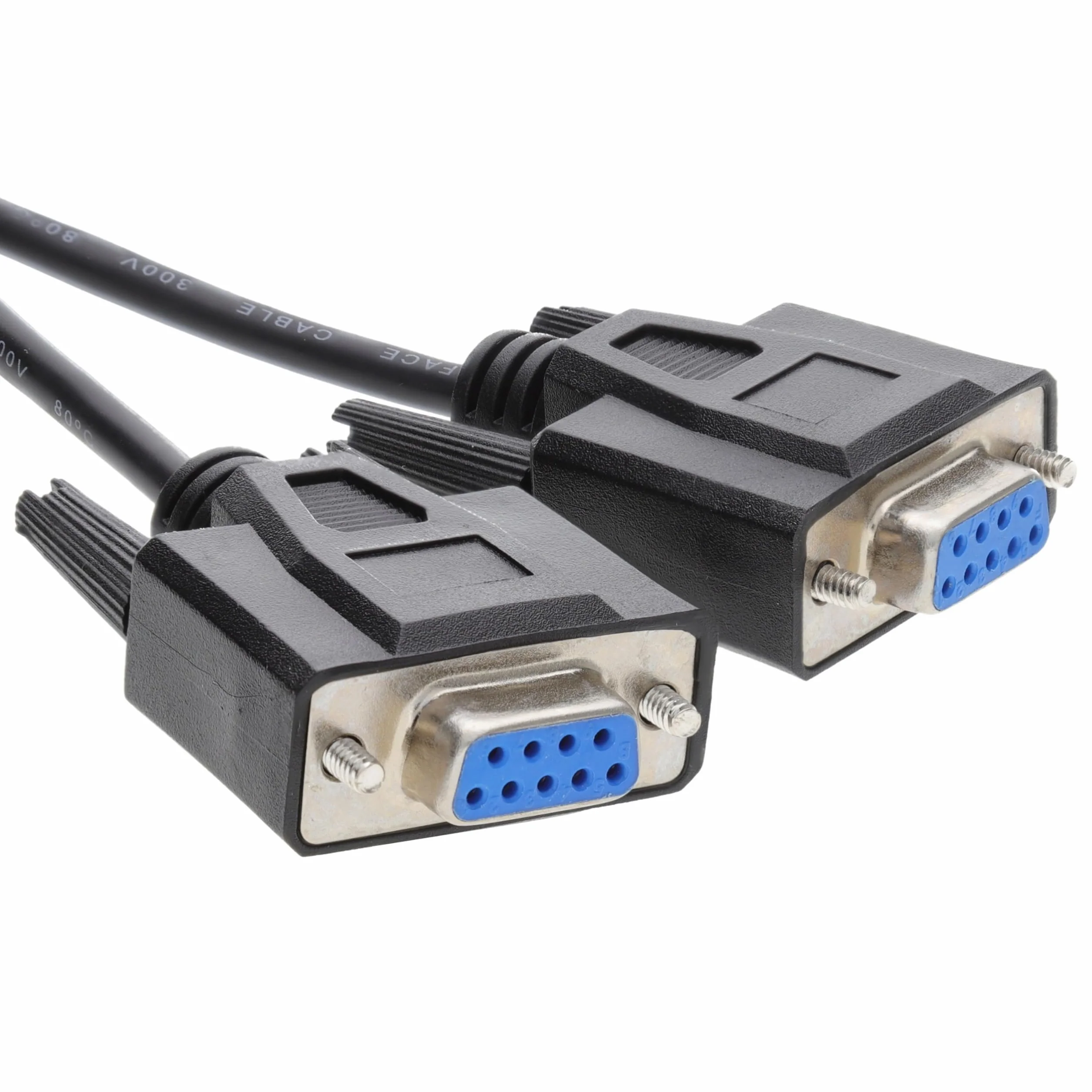 câble DB9 RS232 null Modem Haute Vitesse Blindé 1 m