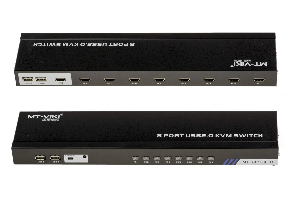 KALEA-INFORMATIQUE KVM HDMI 8 PC USB 4K avec télécommande
