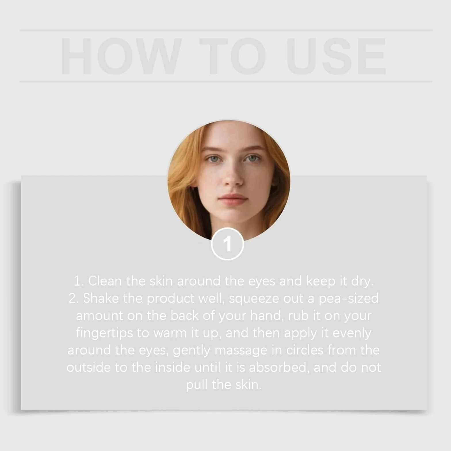 Crème Contour des Yeux Raffermissant Temporaire Poches Rides Lissage Instantané Pinceau Applicateur