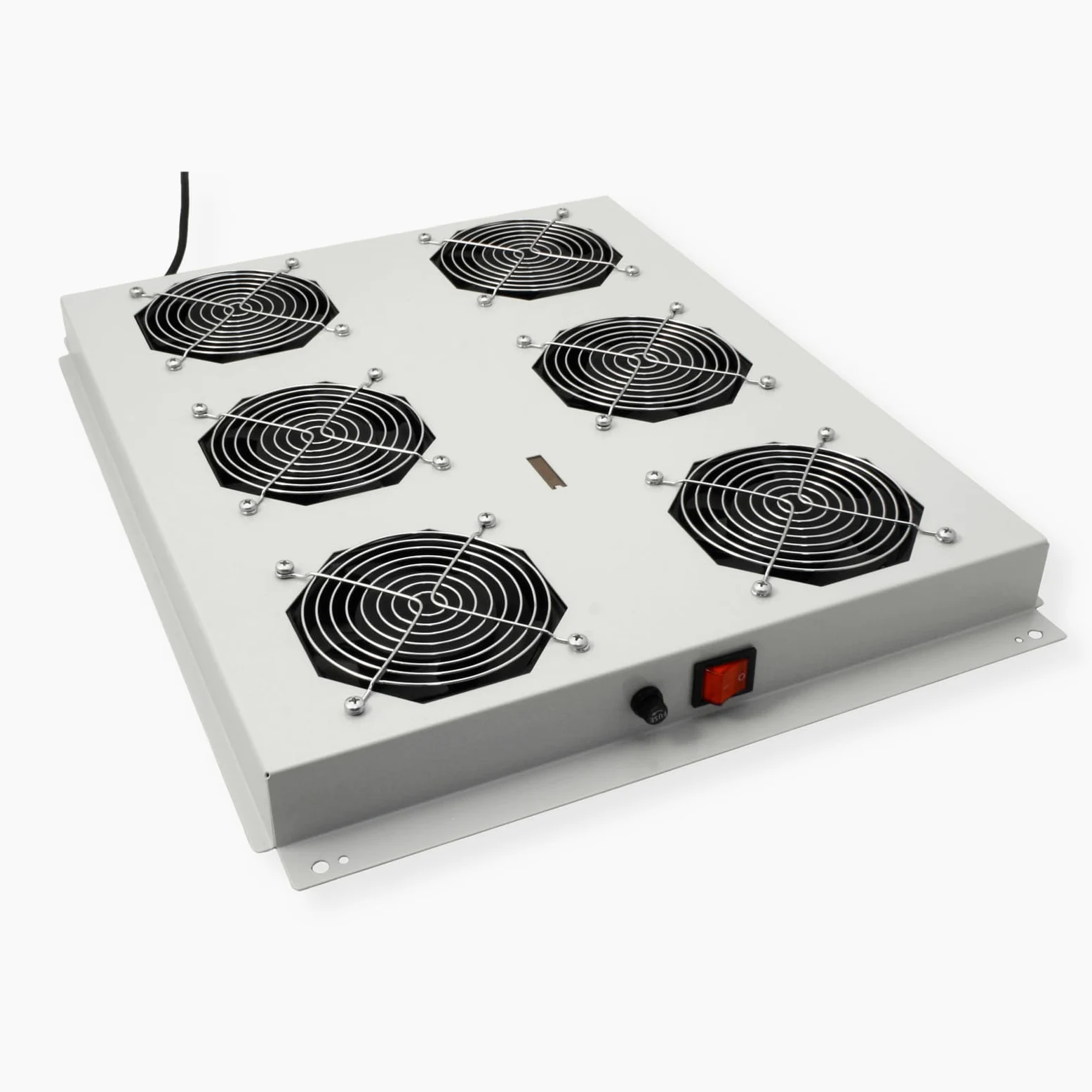 ROLINE Unité de Ventilation de Toit 19 Pouces 6 Ventilateurs, on/Off pour Armoire Serveur Gris