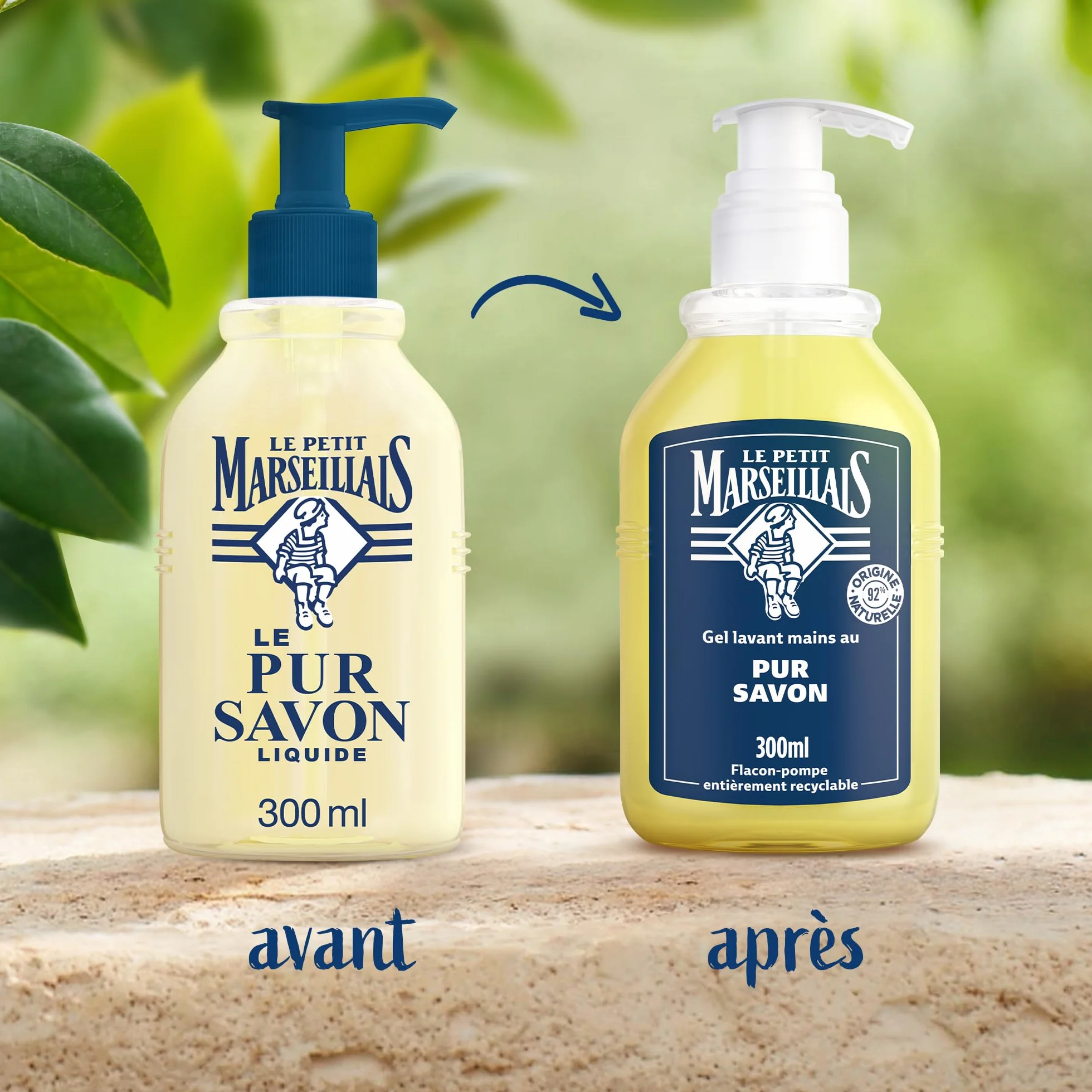 Le Petit Marseillais Gel Lavant Mains Pur Savon 300 ml Savon Liquide pH Neutre