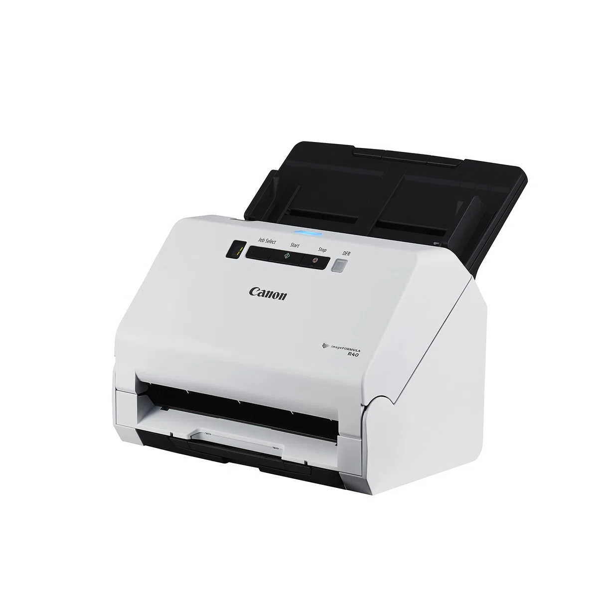 Canon Scanner R40 imageFORMULA Scanner de Documents (Recto Verso, 600 DPI, scanning Couleur, Logiciel CaptureOnTouch, Twain Driver, Logiciel Readiris PDF, Logiciel Cardiris Business Card) Blanc