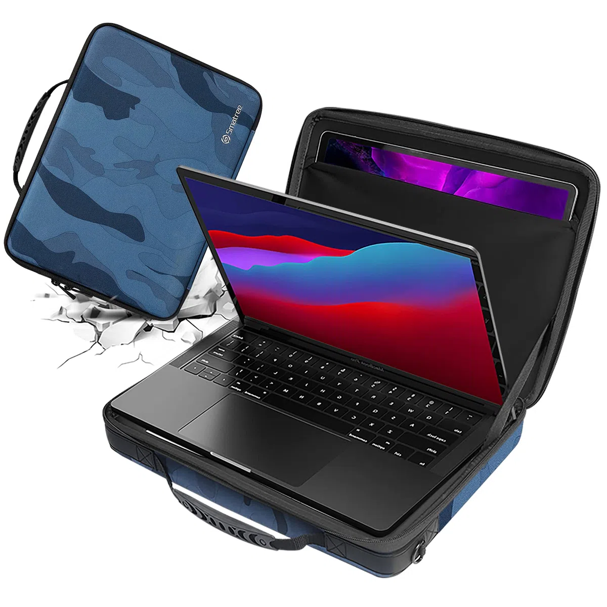 Smatree 13,3 pouces Rigide Etui Housse de Transport pour Ordinateur Portable Compatible pour 13-13,3 pouces MacBook Pro/ MacBook Air/ Lenovo Yoga 730/ HP ENVY x360 13 Sac