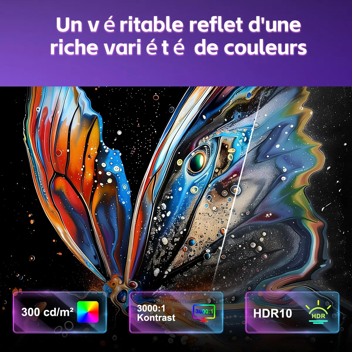 Amzfast Ecran PC Gamer Incurvé 24 Pouces 240Hz/FHD 1920x1080 Moniteur, DCI-P3 93% / sRGB 124%, 1ms MPRT, Anti-Lumière Bleue, Adaptive Sync, VESA 75x75, AMZG24C1Pro