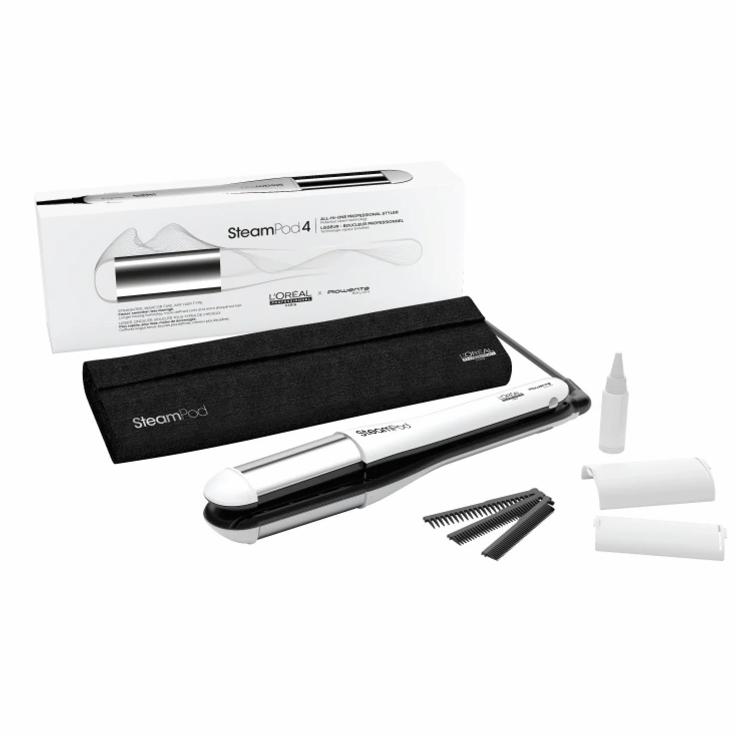 L'Oréal Professionnel STEAMPOD 4 Lisseur Boucleur Vapeur Technologie Vapeur Brevetée 3 Températures