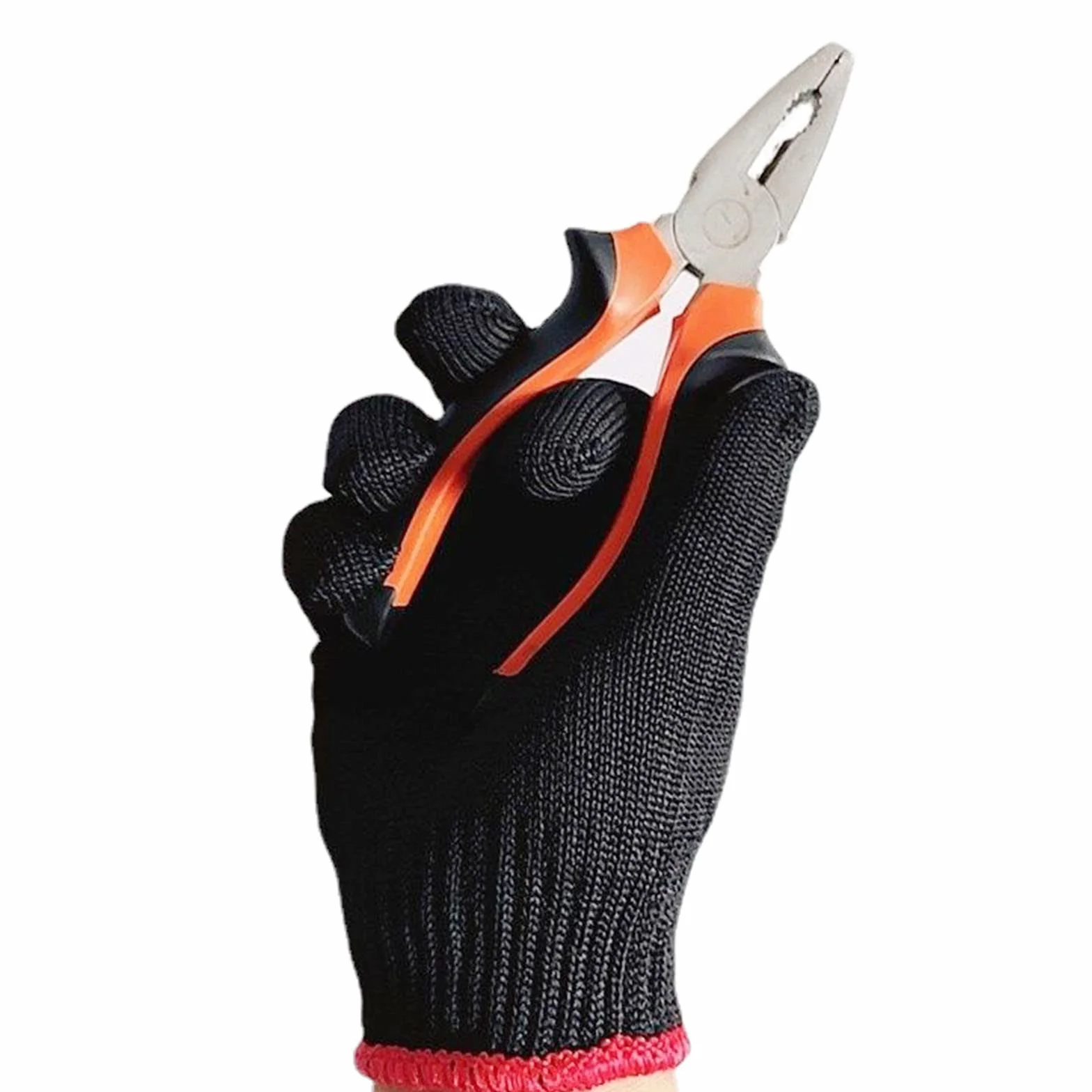 Gant de Protection Contre La Chaleur Professionnel Anti-Chaleur Coiffure Cheveux 1 Pièce Noir