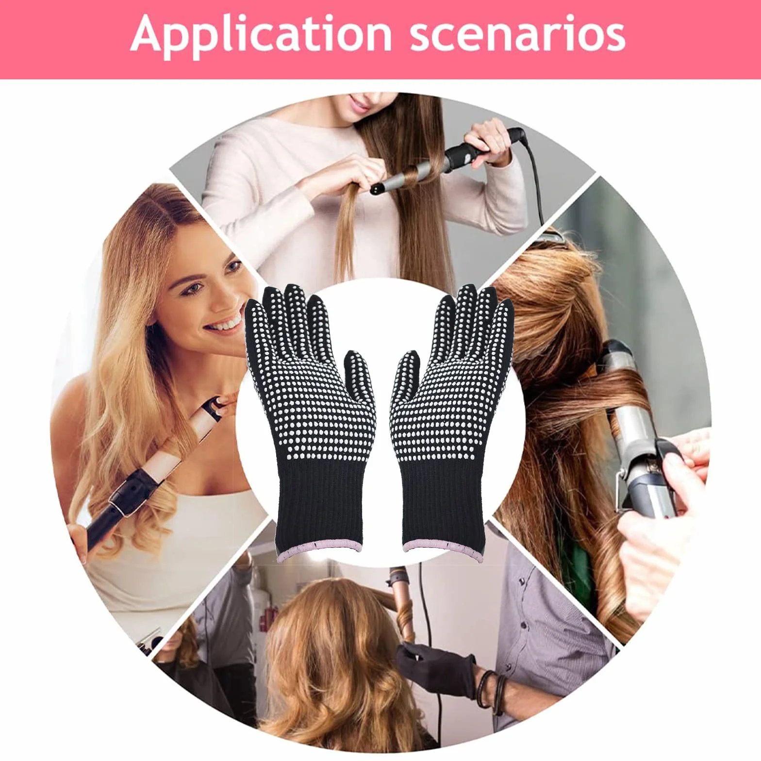 Cerioll Heat Resistant Thermal Hairdressing Gloves