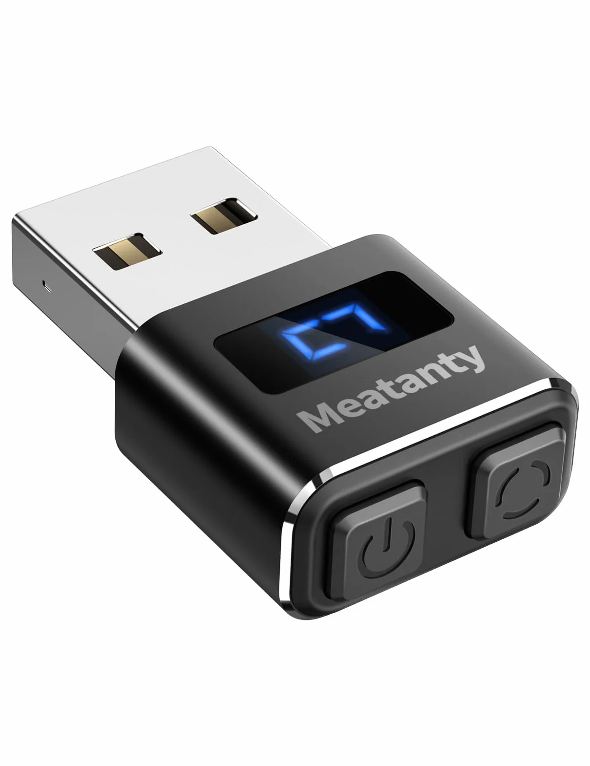 meatanty Mini Mouse Jiggler USB indétectable avec Interrupteur et écran, Shaker Automatique de Souris
