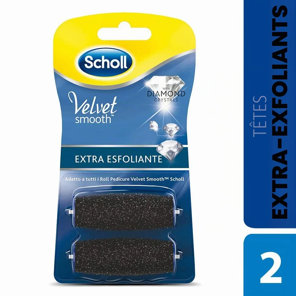 Scholl Velvet Soft Recharges de rouleaux exfoliants