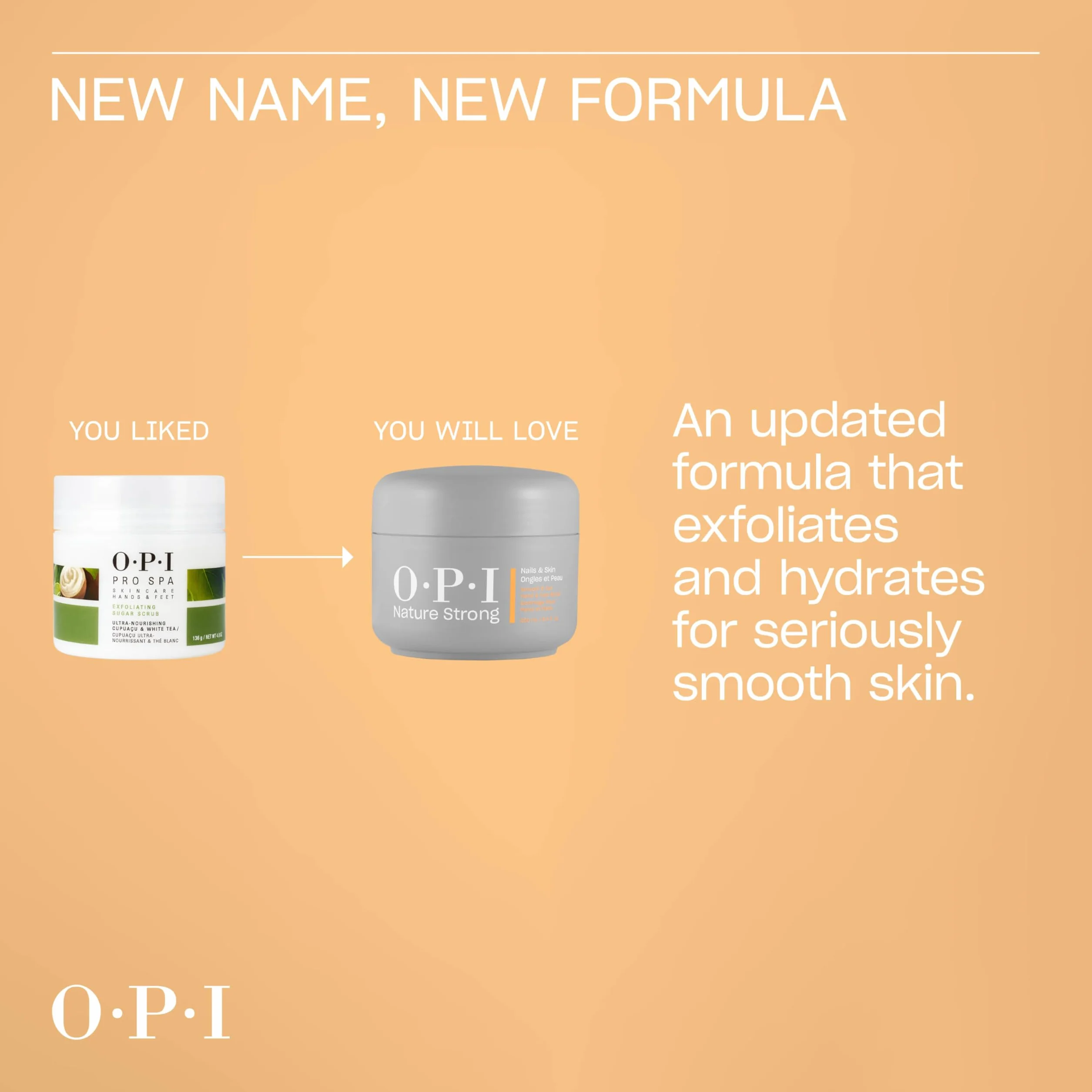 OPI Nature Strong Gommage Mains & Pieds Exfoliant au Sel Marin 250 ml