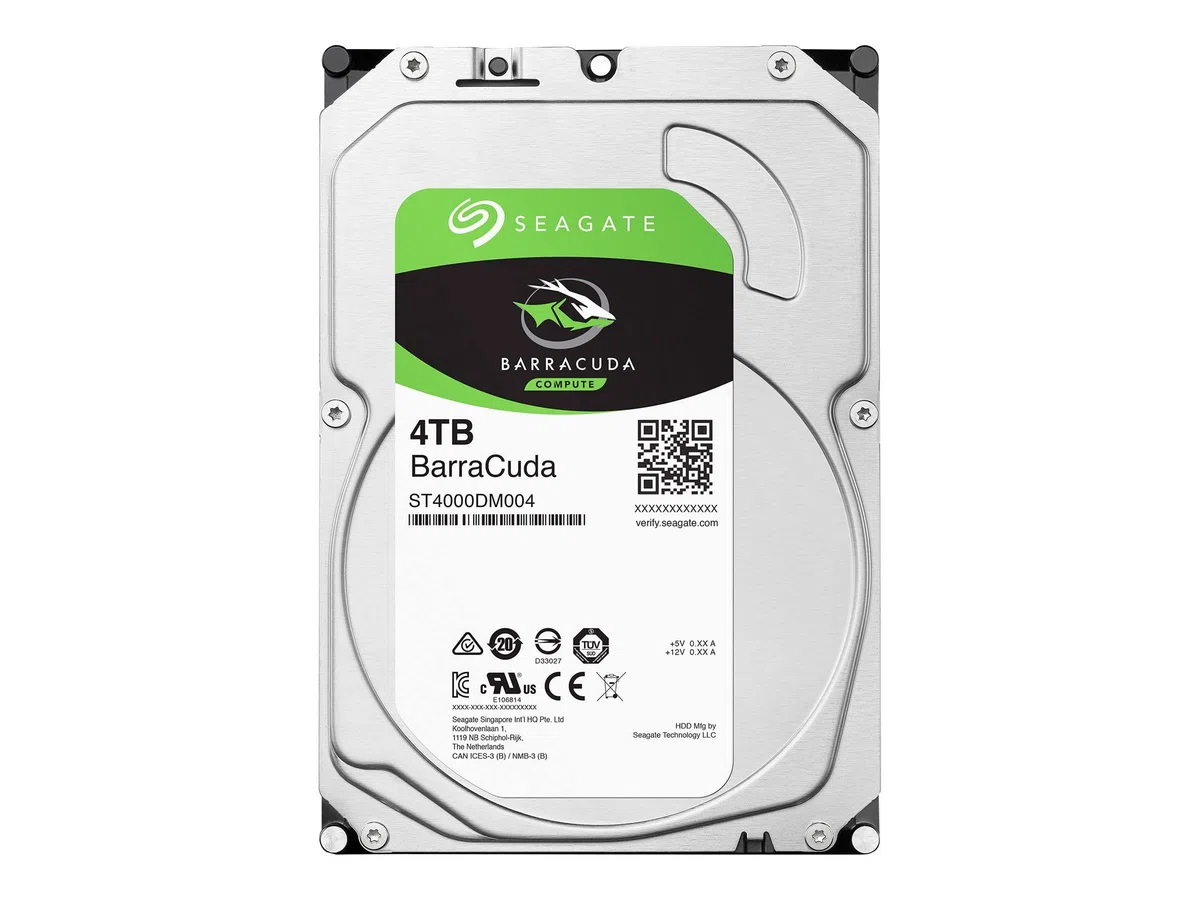 Seagate Barracuda ST4000DM004 4000GB Serial ATA III internal hard drive - Disque dur interne 4000 Go, Série ATA III, 3,5", PC, disque dur, 256 Mo (reconditionné)