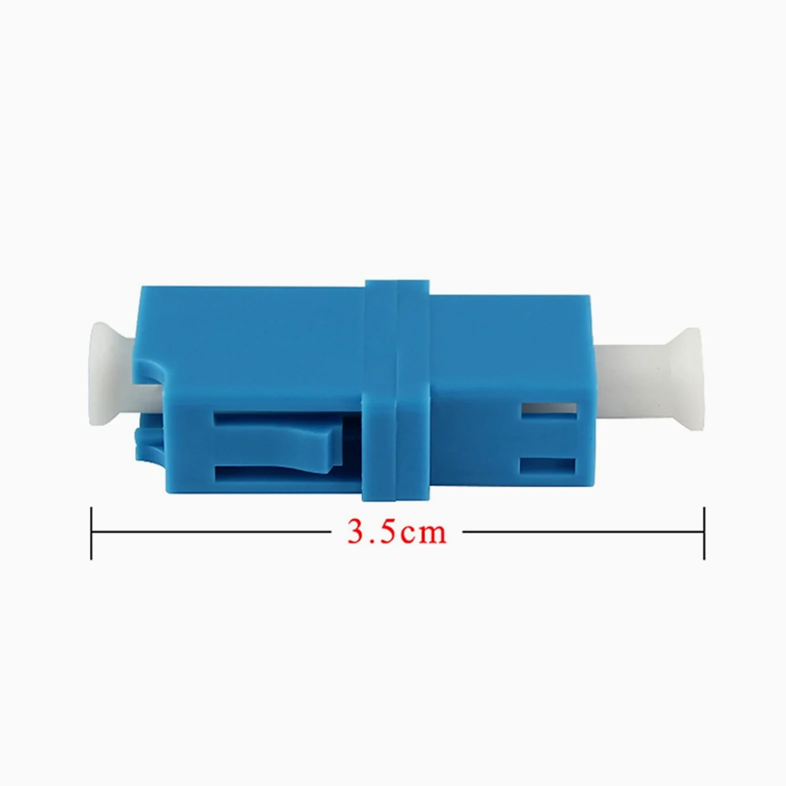 Accessoires de Fibre Optique 25 pcs LC UPC Adaptateur Quad à Fibre Optique LC Coupleur à Fibres optiques/Atténuateur Fibre Blanche DE Fibre Quad 4 Ports CONNECTEUR DE Fibre Connecteur