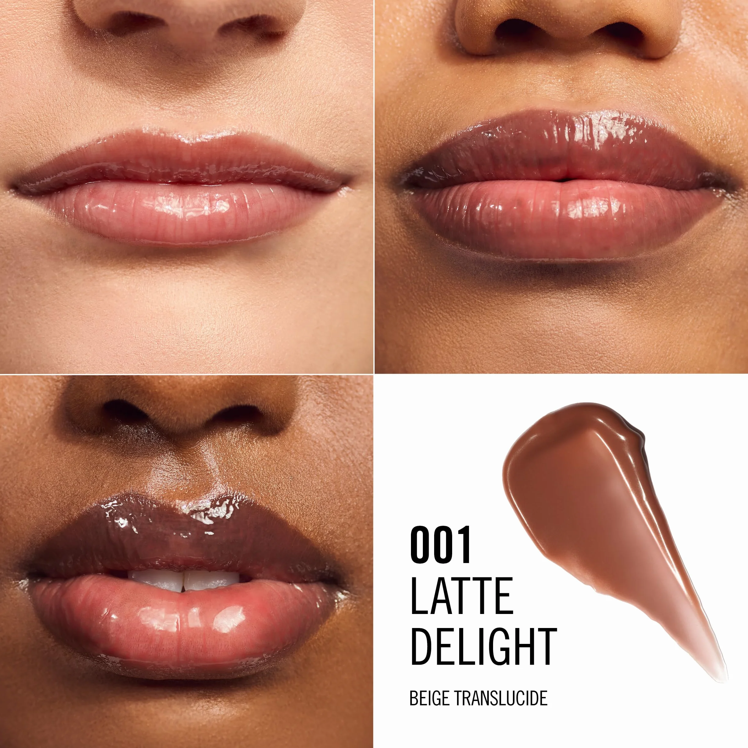 Rimmel London Oh My Gloss Butter Me Up Baume à lèvres 002 Latte Delight 15 ml