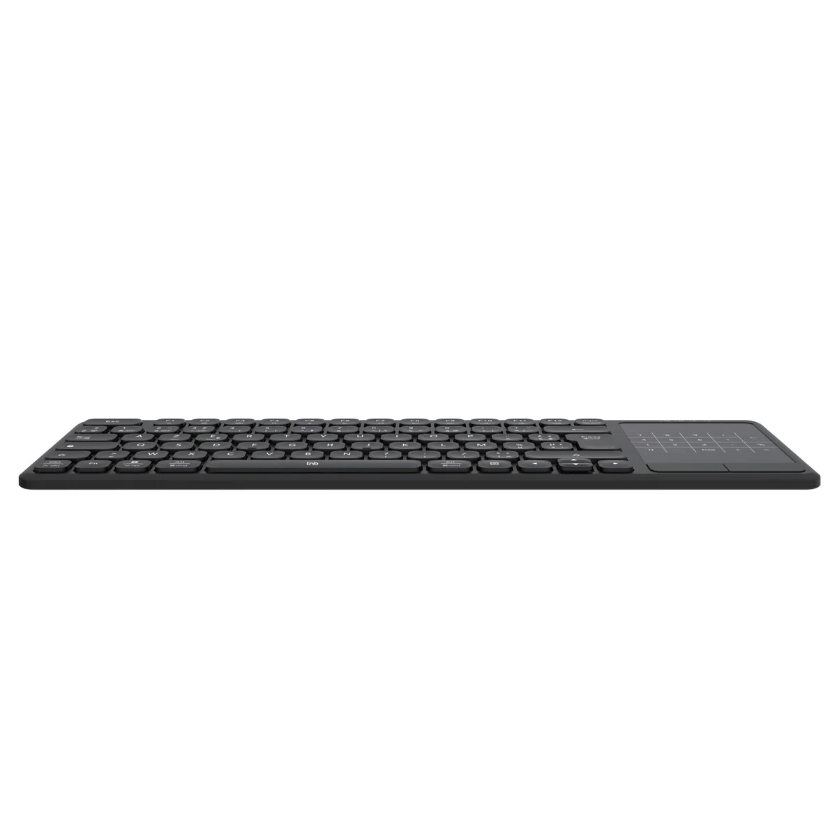 T'nB - Clavier sans Fil Rechargeable, pavé Tactile intégré, Design Ultra-Fin, Touches Multifonctions, 13 raccourcis - Noir