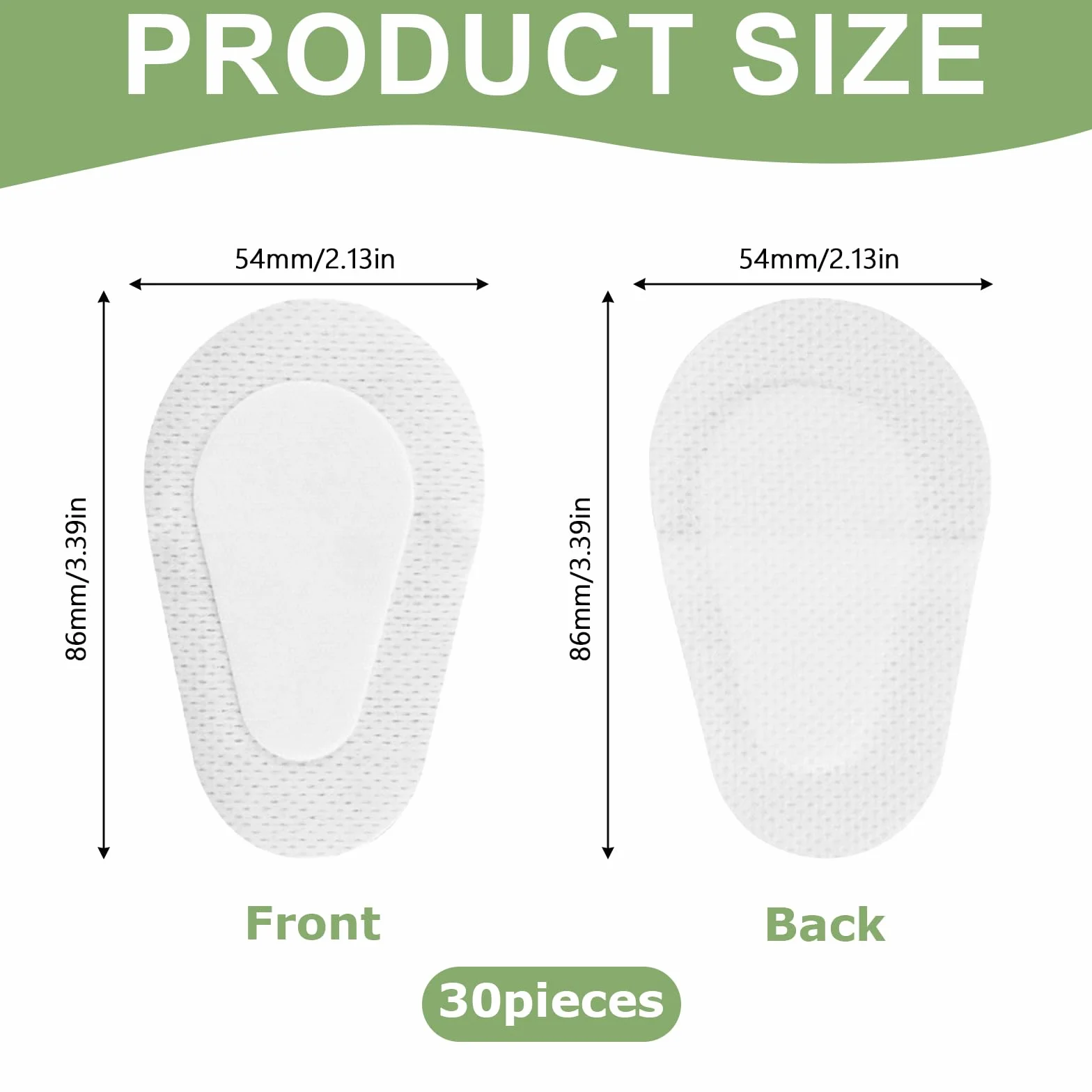 Pansements Oculaires Non Tissés 30 Pièces, Eye Patchs Jetables pour Amblyopie, Œil Paresseux