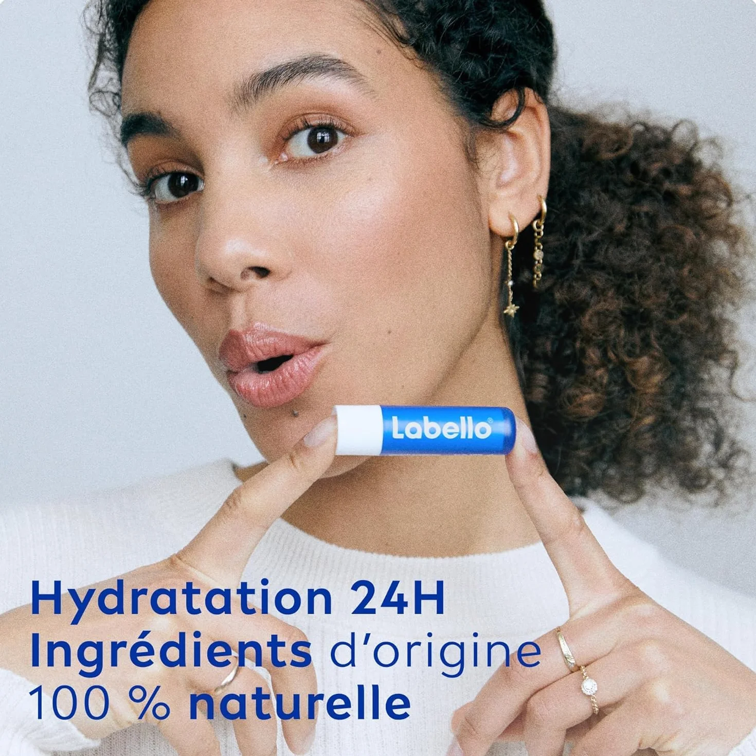 LABELLO Original Baume à lèvres enrichi en huiles naturelles Hydratation longue durée 24H 4,8g
