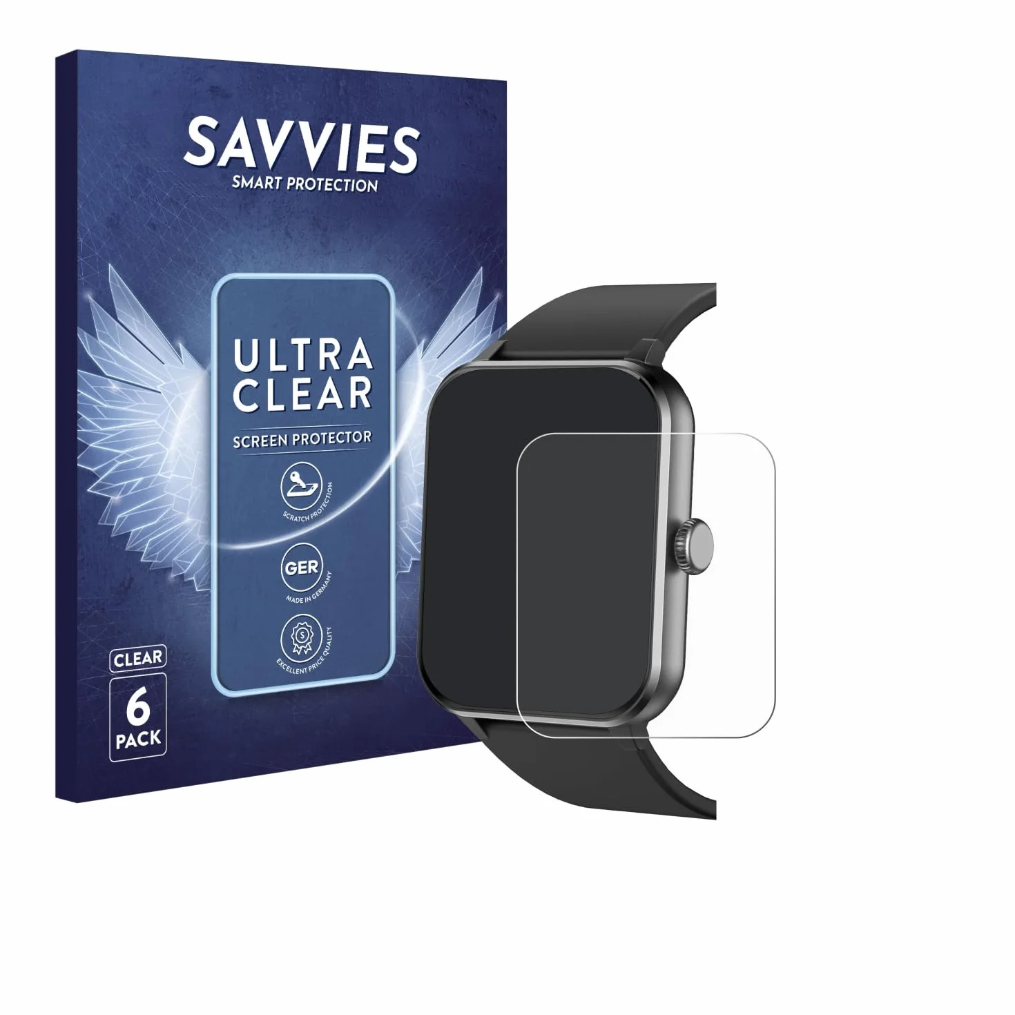 Savvies Protection Ecran pour Blackview R50 R30 R30 Pro 6 Pièces Film Ultra Clair