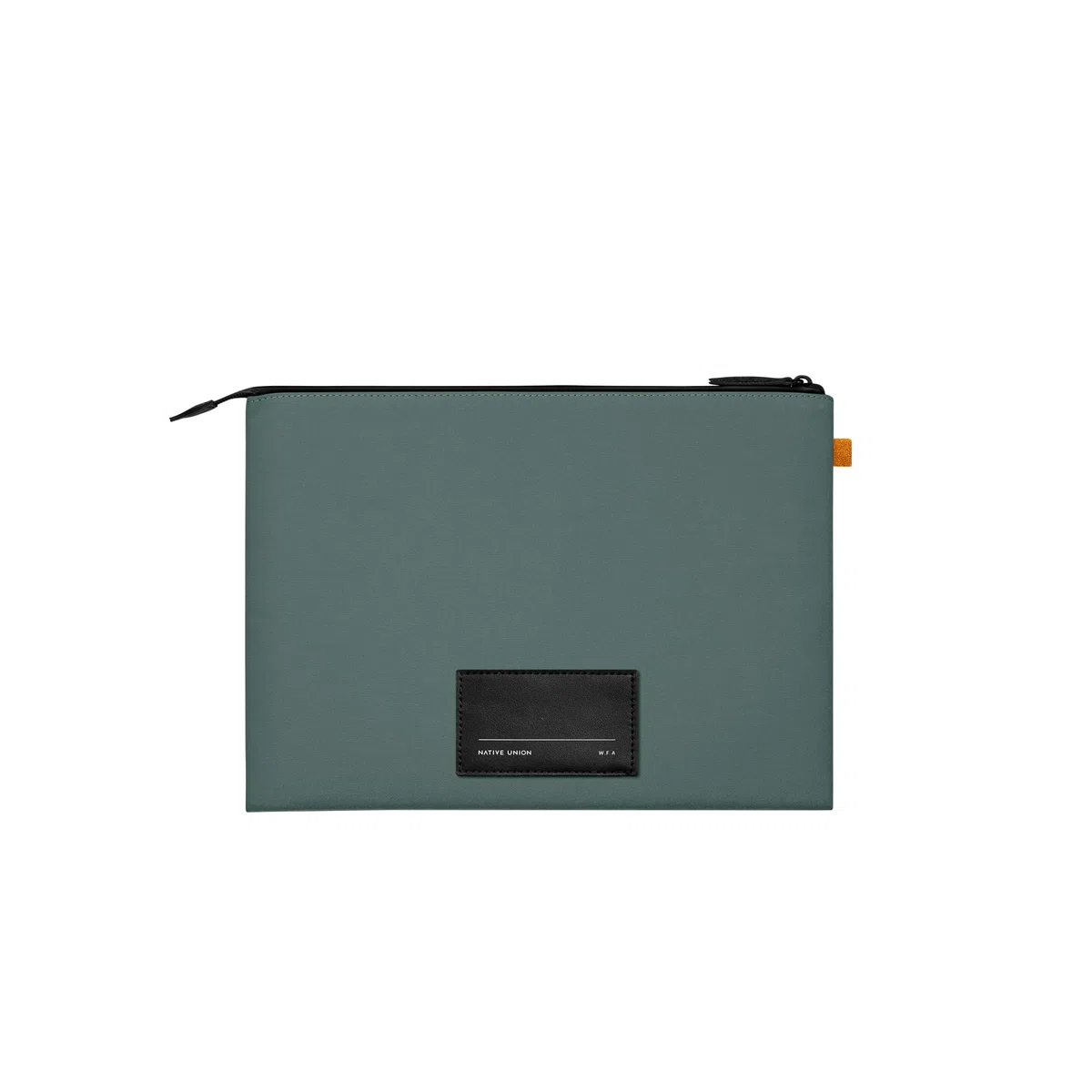 Native Union W.F.A MacBook Sleeve 13" – Étui Minimaliste Fin en matériaux recyclés avec Protection 360 degrés – Compatible avec MacBook Air 13” M4, MacBook Pro 13” (2022) – Vert Ardoise