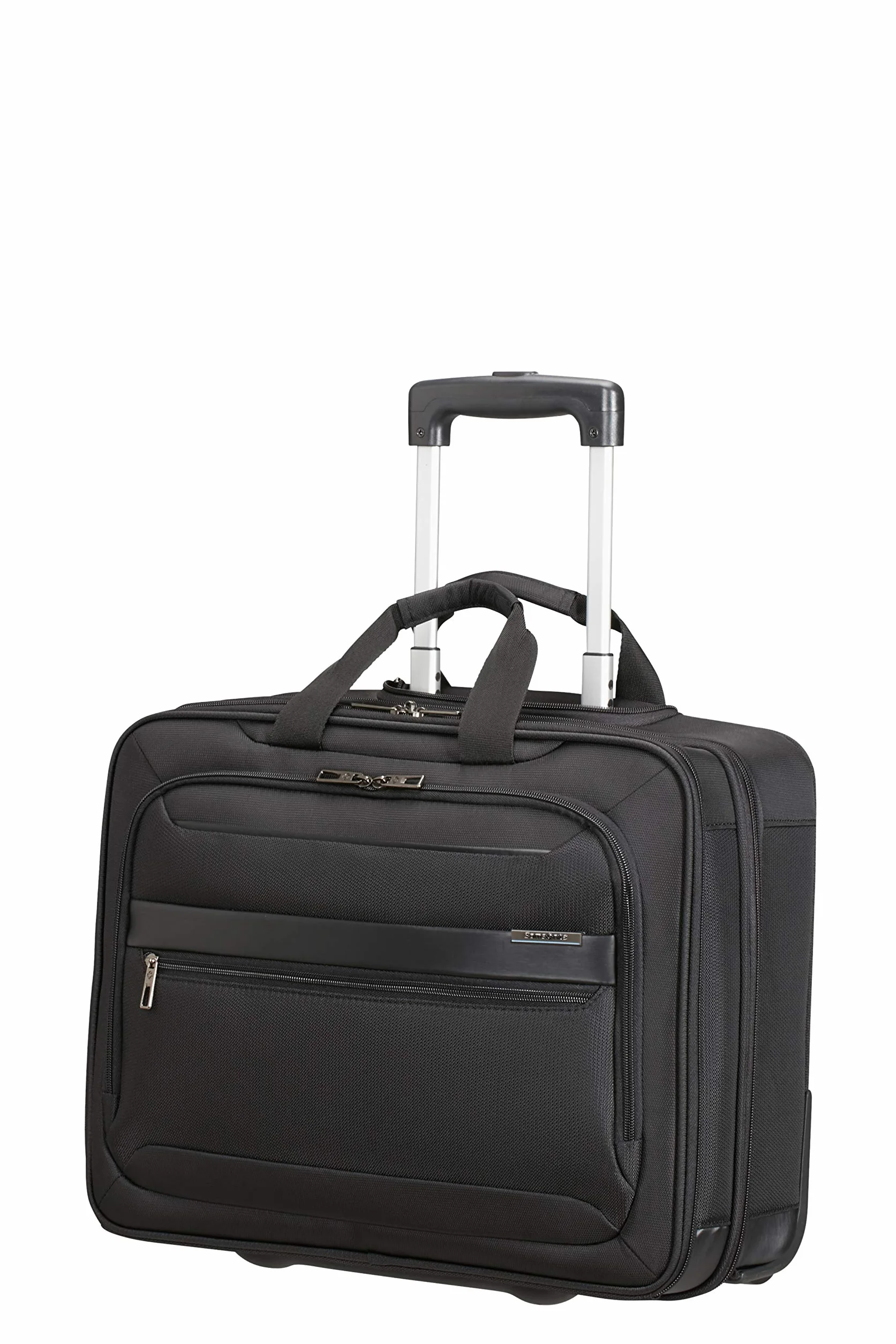 Samsonite Vectura Evo - Sacoche pour ordinateur portable à roulette 17.3 pouces, 46 cm, 27.5 L, Noir (Black)