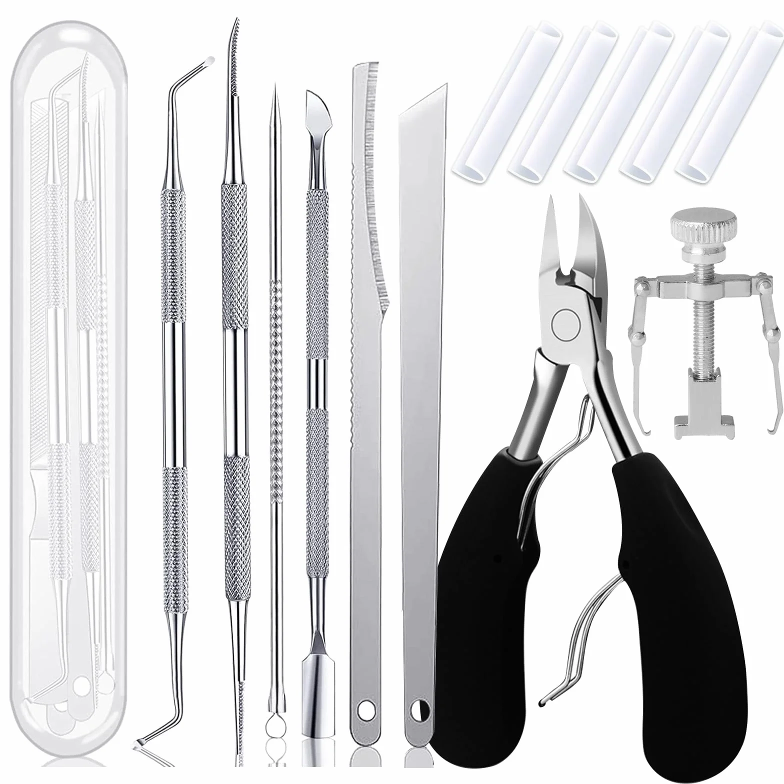 Kit Ongle Incarné Professionnel Acier Inoxydable Pedicure Correction