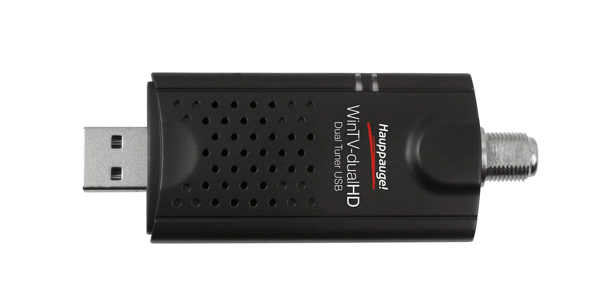 HAUPPAUGE WinTV-DualHD Double USB 2.0 HD TV Tuner pour PC Windows 1595 Noir