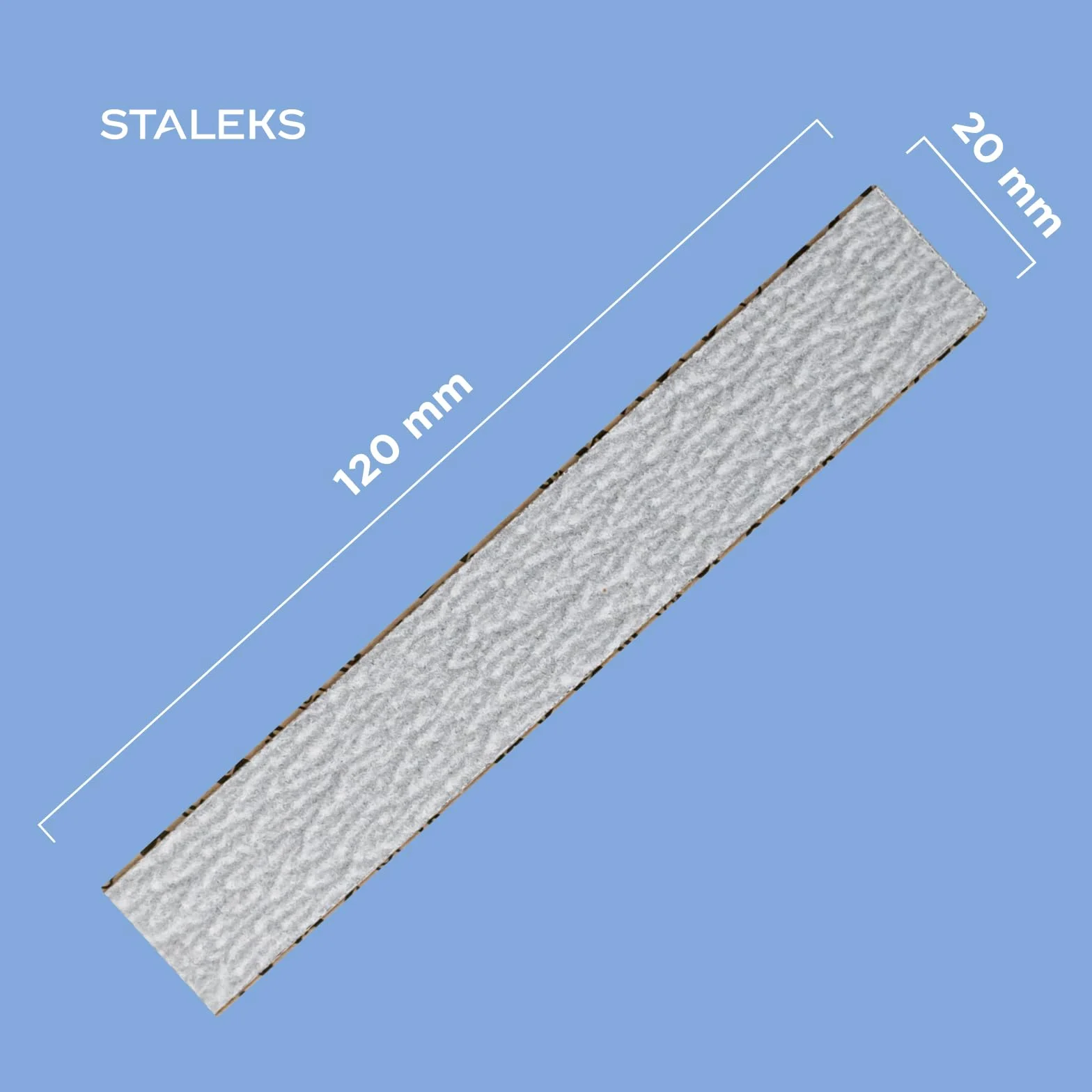 STALEKS Pro Lot de 50 limes jetables Papier écologique Grain 180