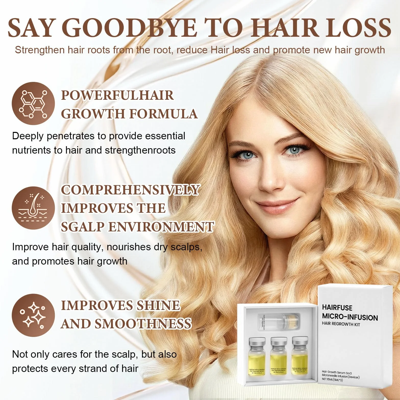 Micro Infusion Cheveux Colagea Repousse Cheveu Favorise Pousse Cheveux Plus Épais Fortifie Racines 5ml