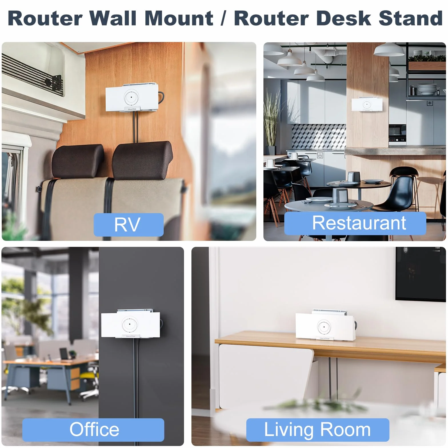 Starlink Gen 3 Routeur Mount 2 en 1 Support mural et de bureau avec kit de montage
