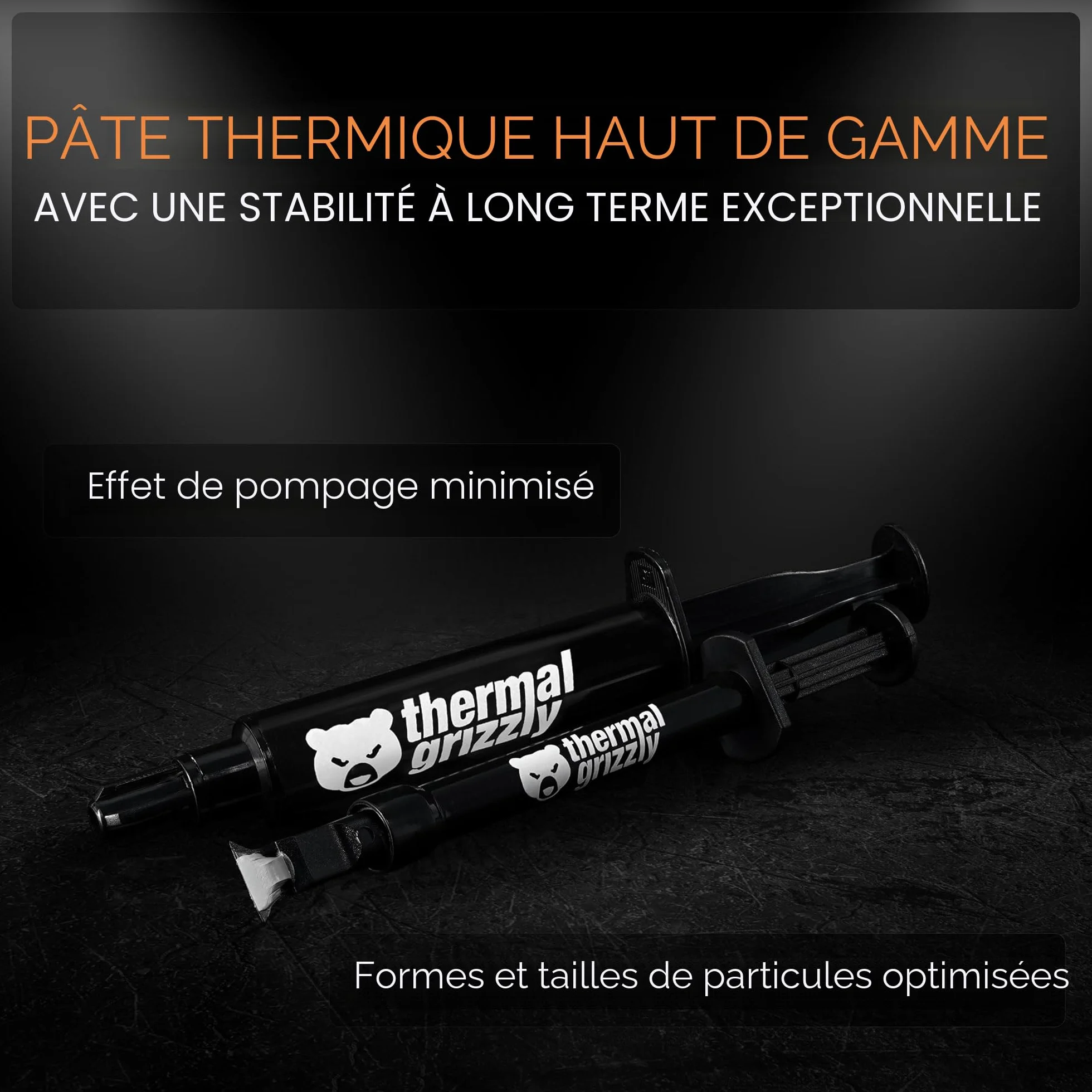 Pâte Thermique Thermal Grizzly Duronaut 6g Haute Performance pour CPU GPU Overclocking