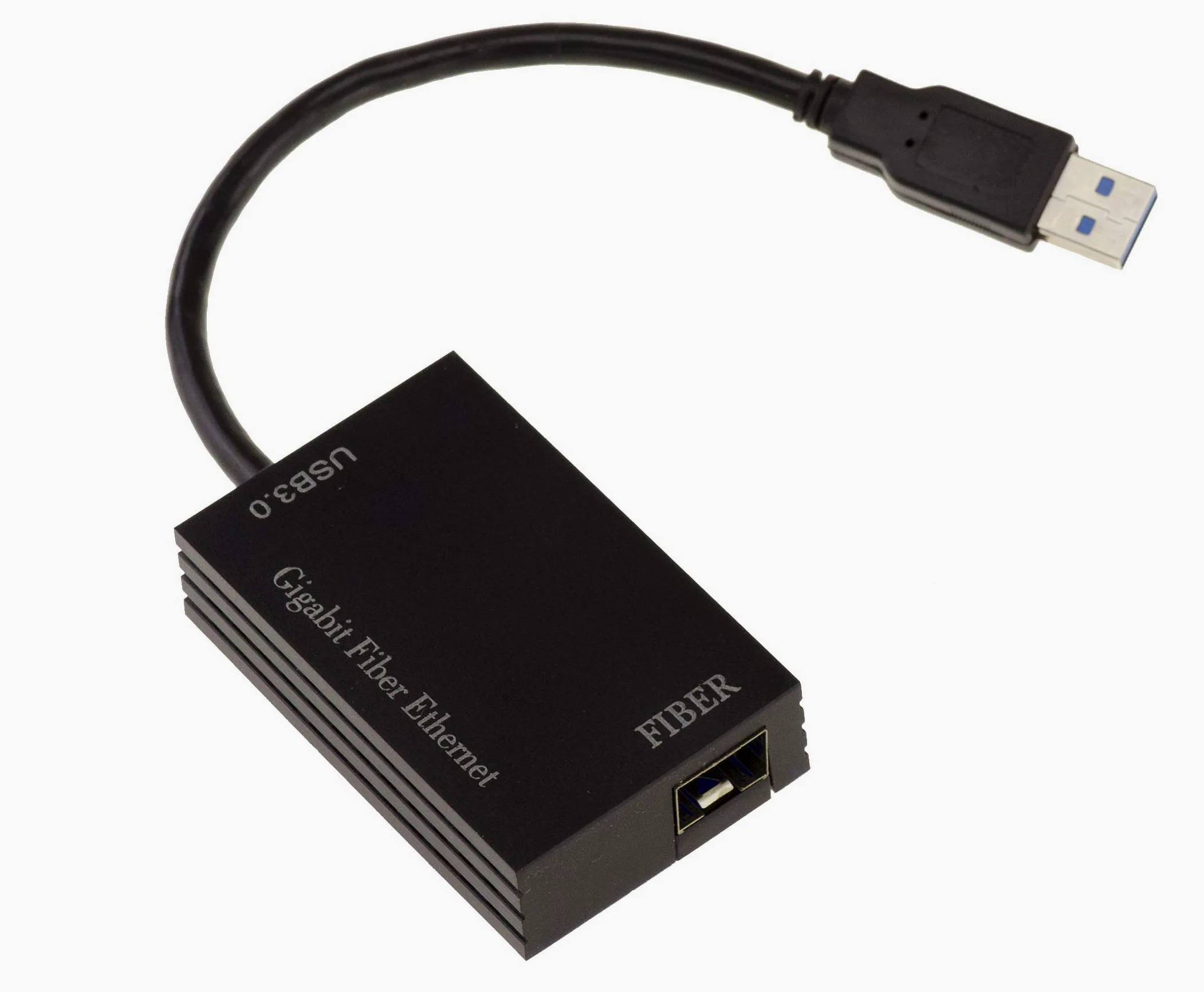 KALEA-INFORMATIQUE Adaptateur USB 3.0 vers SFP Gigabit Realtek RTL8153 | Adaptateur USB 3.0 vers réseau fibre Gigabit SFP LC avec chipset Realtek RTL8153.