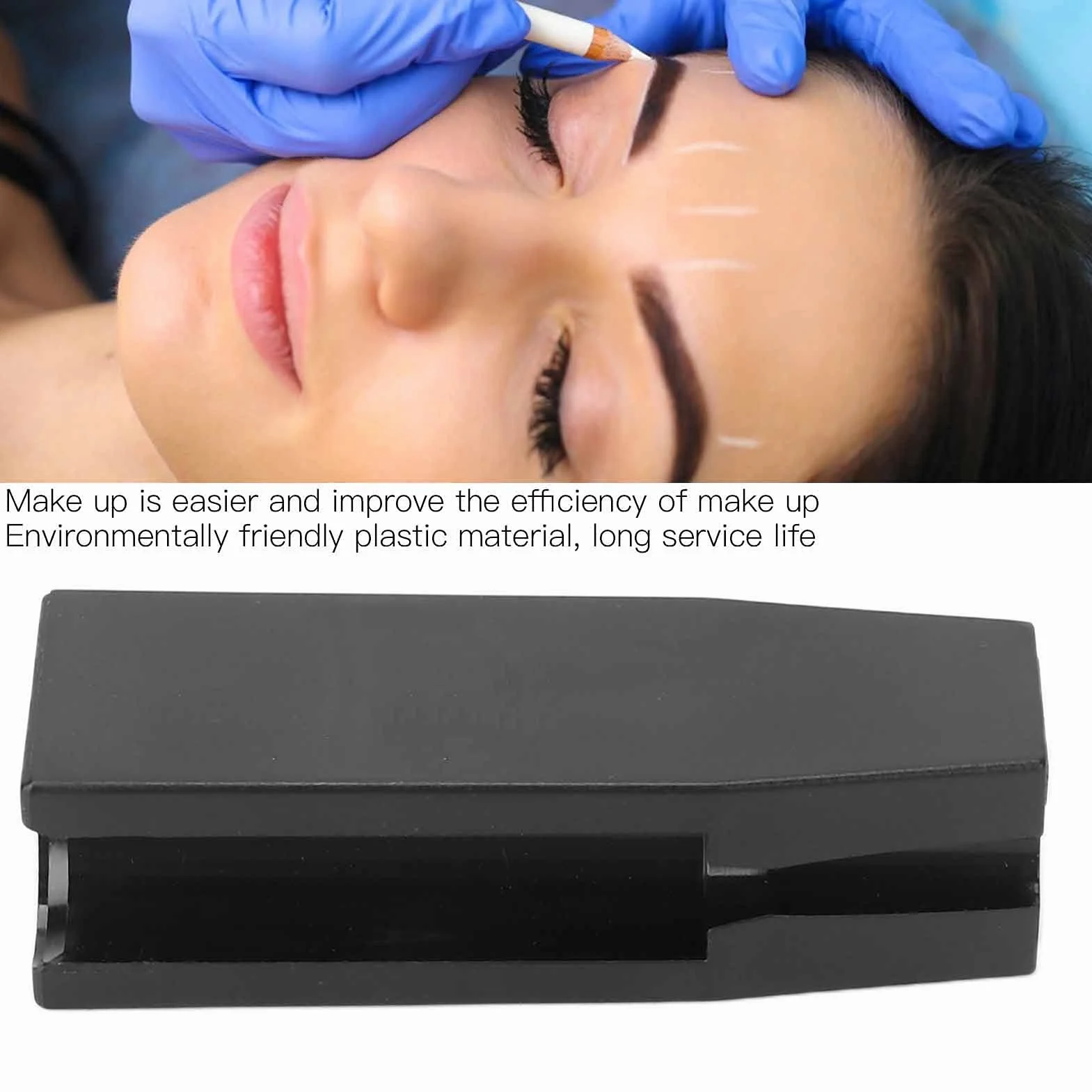 Aiguiseur de Maquillage, Outil d'Affûtage de Bec de Canard en Plastique Crayon à Sourcils Beauté Cosmétique