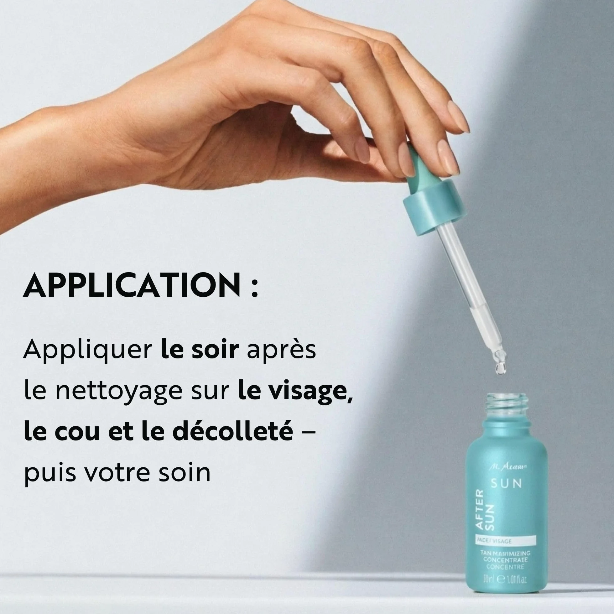 M. Asam SUN After Sun Tan Maximizing Concentrate 30 ml - Soin Visage Hydratation Intense Gel Aloe Vera Panthénol Prolongateur de Bronzage