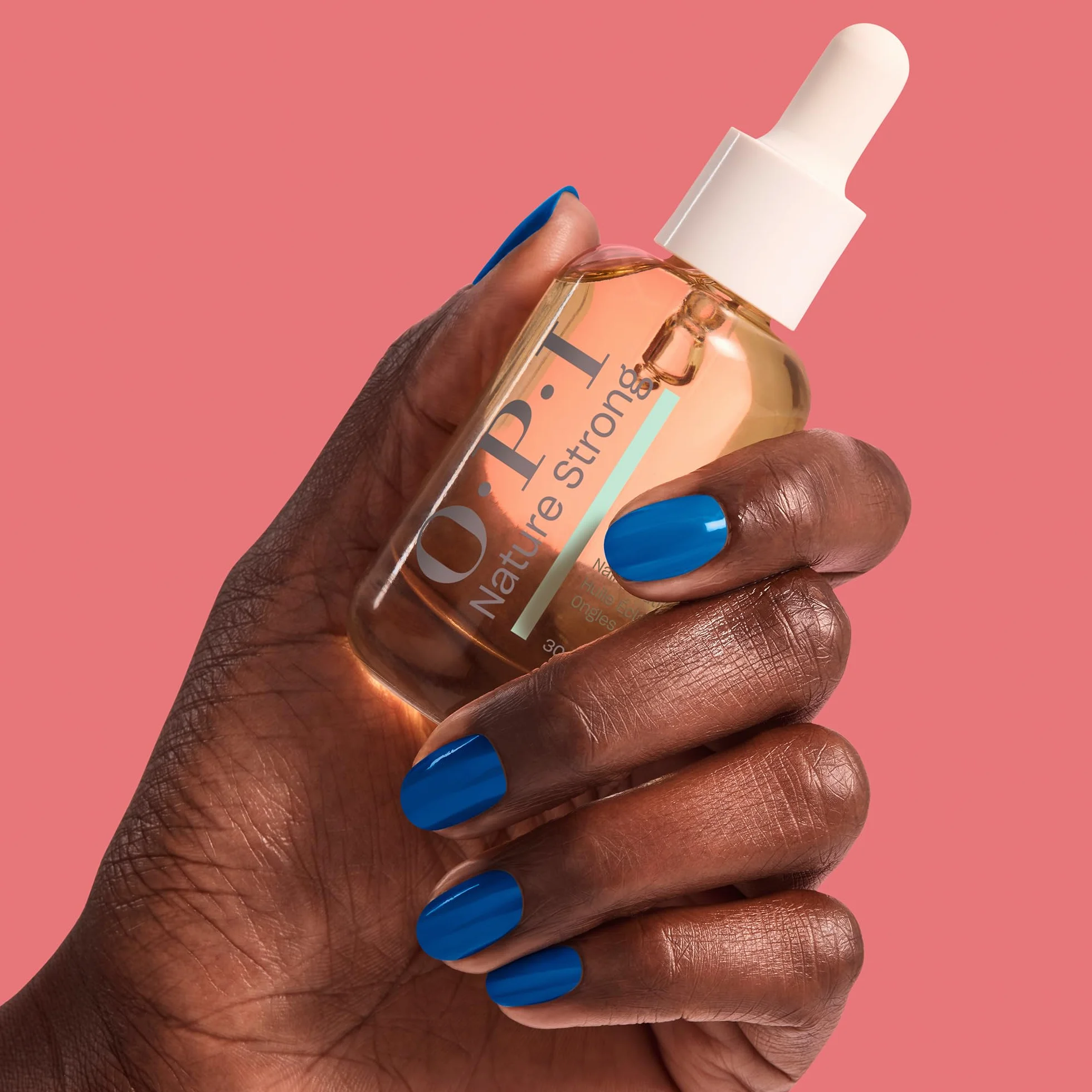 OPI Nature Strong Huile Ongles & Cuticules Glow Up – Vitamine E, Origine Naturelle – 30 ml