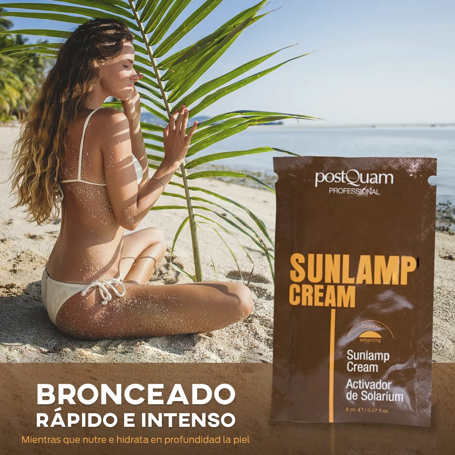 POSTQUAM Activateur Bronzage Spécial Solarium 50 sachets x 8 ml