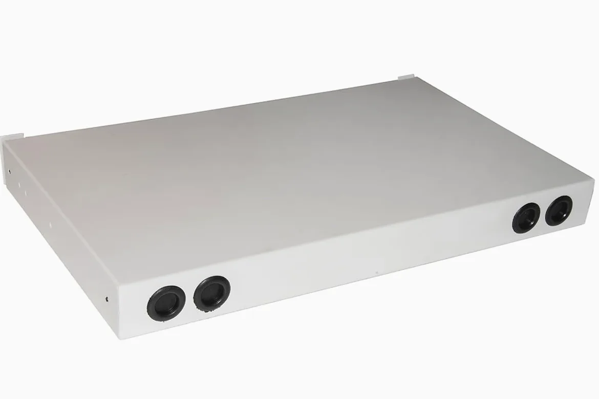 LINK lkfo24gr tiroir Fibre Optique 24 Ports pour adaptateurs LC Duplex 1 Unité pour Installation 19, Gris
