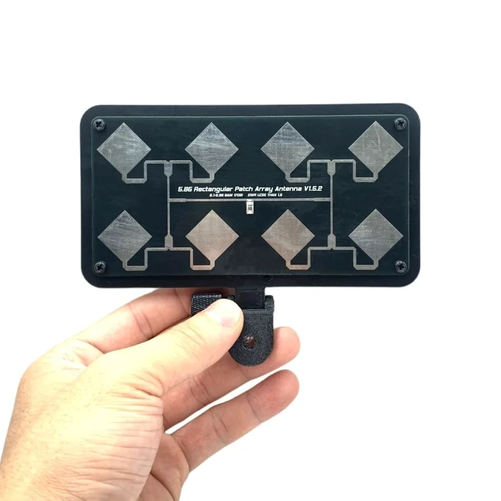 Antenne directionnelle, écran plat 5,8 GHz, gain de 17 dBi pour vol longue portée FPV