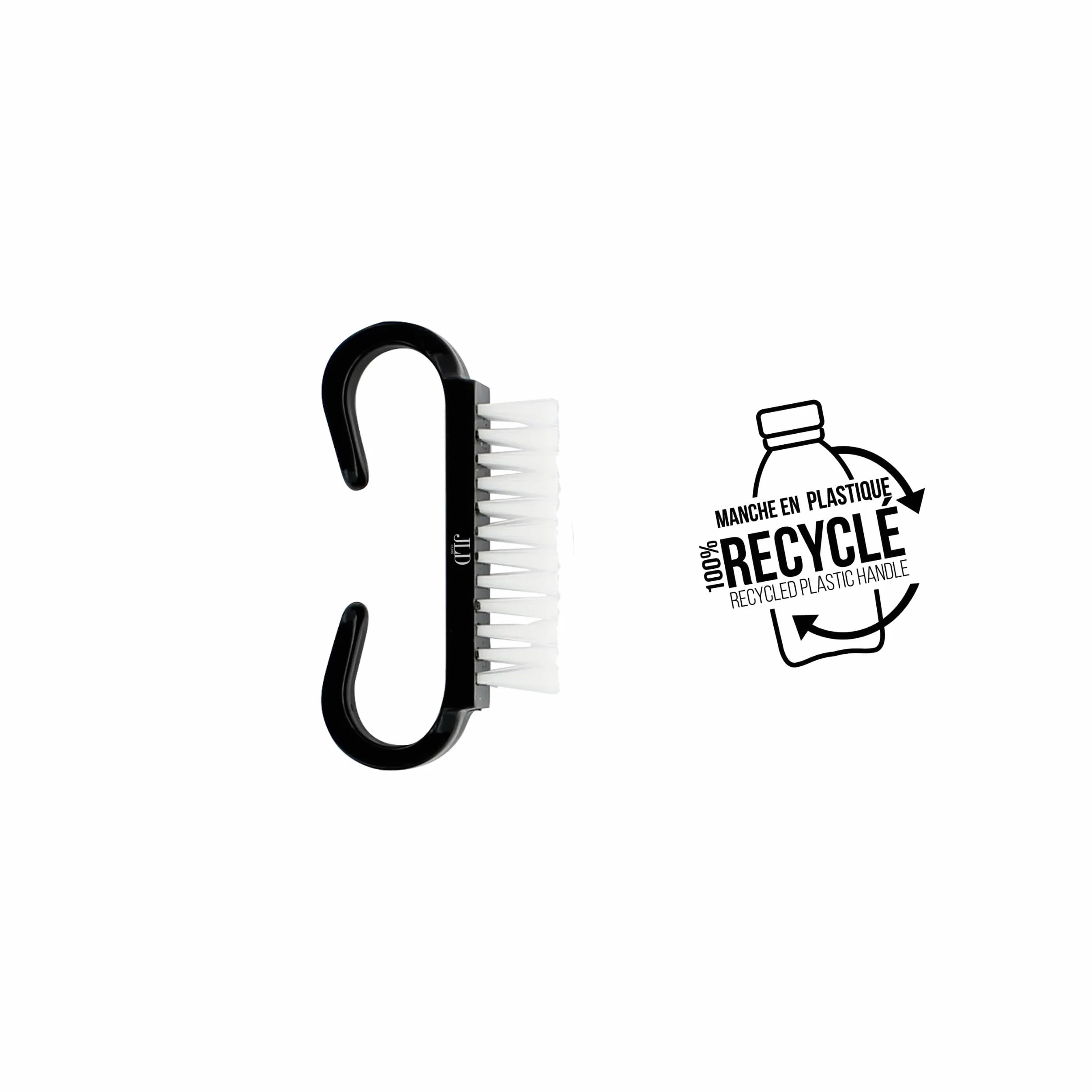 Jean Louis David Brosse pour ongles avec poignée recourbée Manch en plastique recyclé